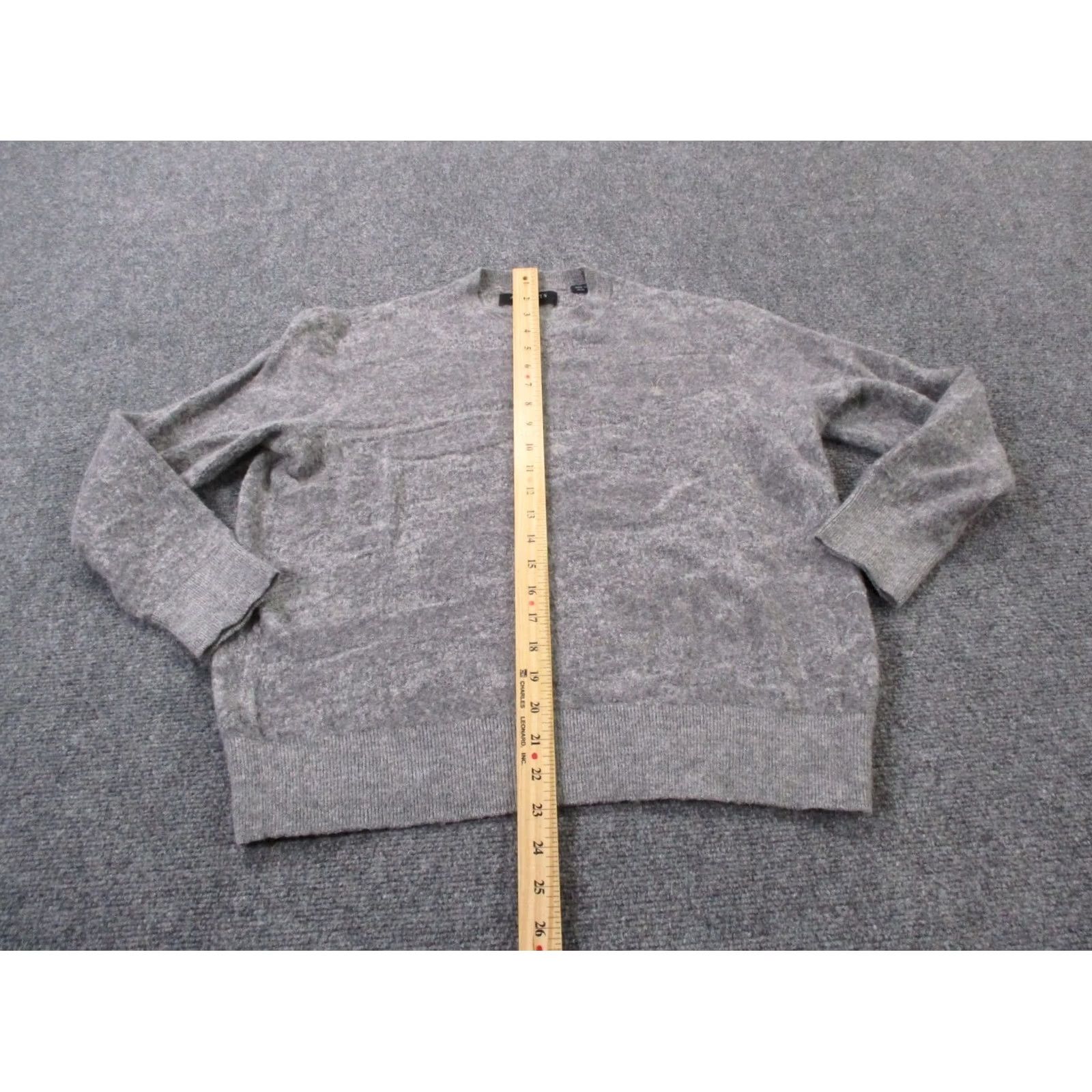 Allsaints AllSaints Sweater Men S Gray Wool Blend Enzo Crew Pullover Classic Preppy Modern Size US S / EU 44-46 / 1 - 3 Thumbnail
