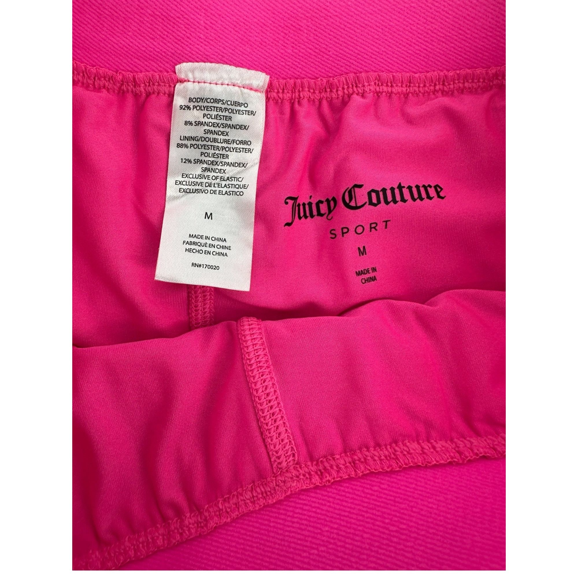 Juicy Couture Juicy Couture Sport Women’s Tennis Set Medium Pink Y2K Pleat Size 22" - 4 Thumbnail