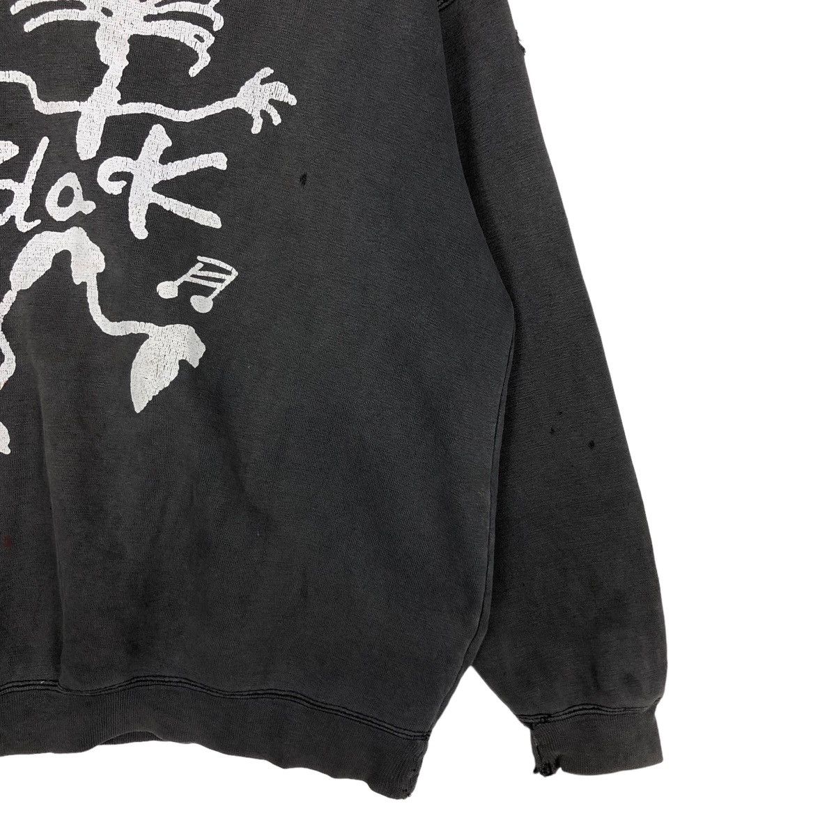 Band Tees 🔥Vintage Rusty Distressed Sweatshirt Black Band Big Logo Size US M / EU 48-50 / 2 - 5 Thumbnail