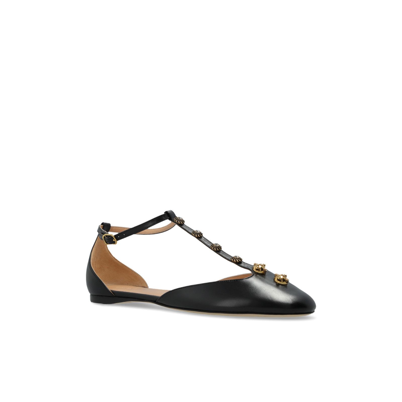 Chloe Chloe Celeste Black Leather Ballerina Flats New & Authentic Size US 5 / IT 35 - 2 Thumbnail