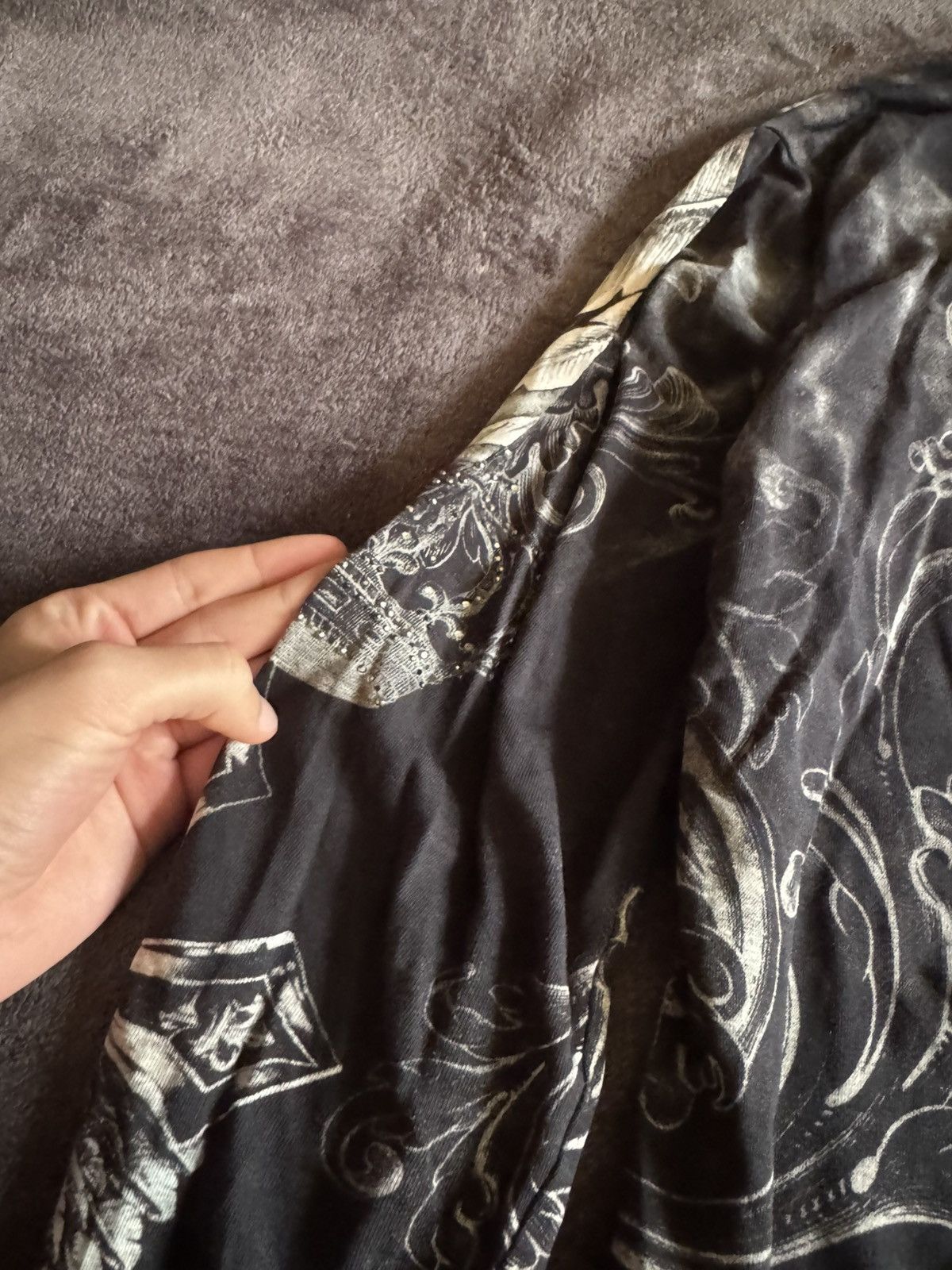 Vintage Vintage Affliction long sleeve with rhinestones y2k Japaness Size US S / EU 44-46 / 1 - 7 Thumbnail
