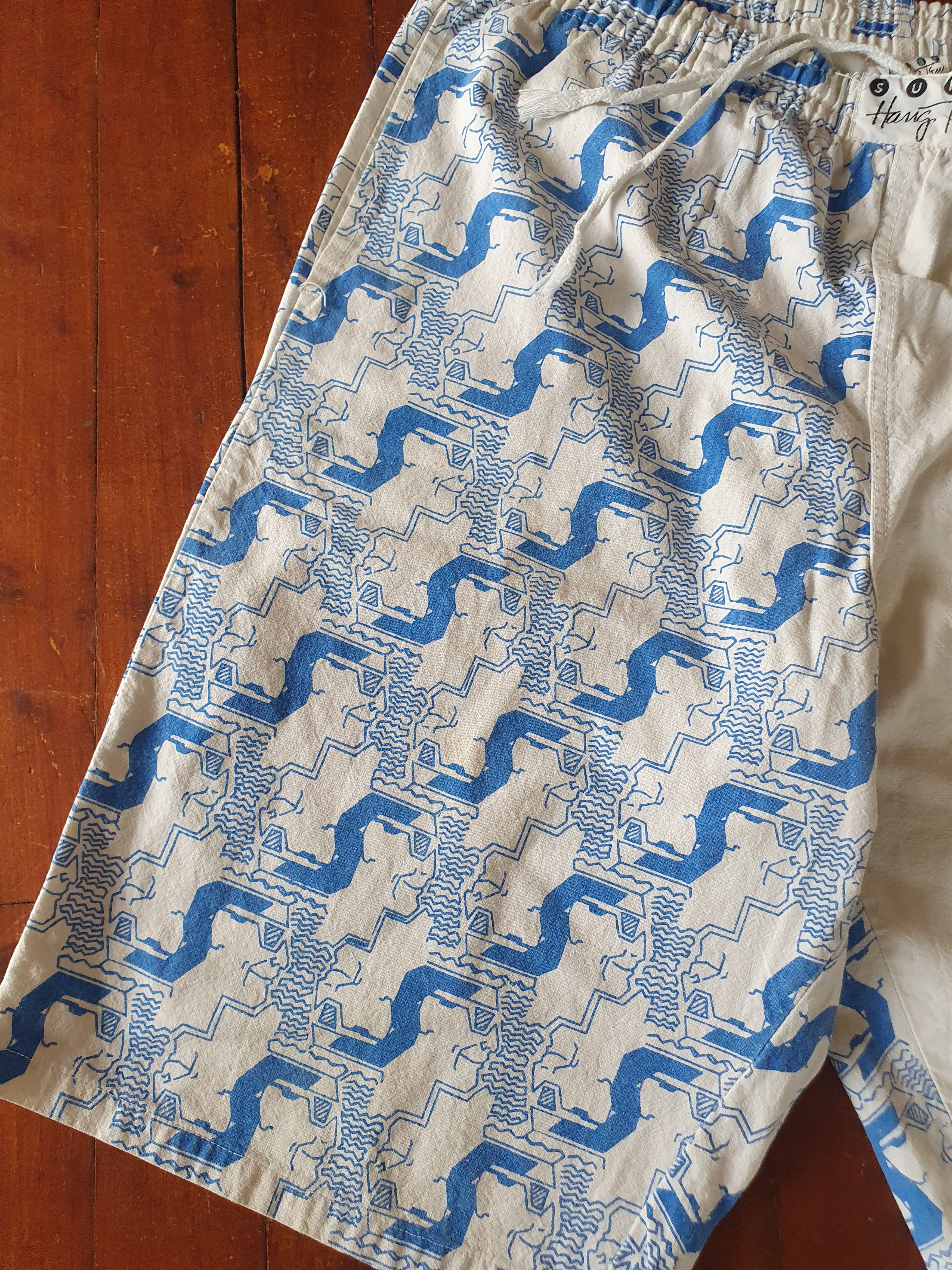 Vintage Surf Hang Ten Vtg Surf Swim Board shorts sz M/ W-39.5CM Size US 32 / EU 48 - 3 Thumbnail