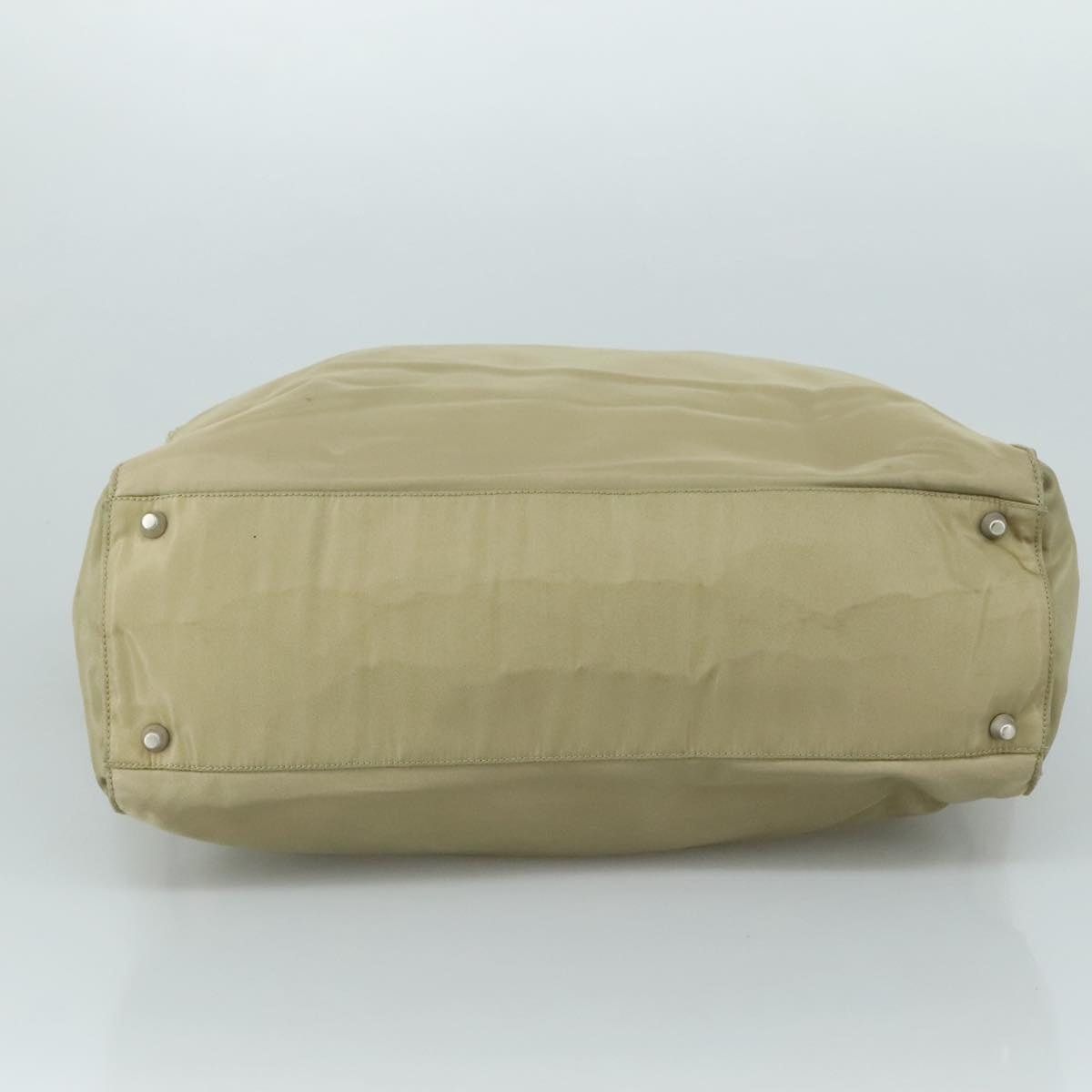 Prada PRADA Tote Bag Nylon Beige Silver Size ONE SIZE - 9 Thumbnail