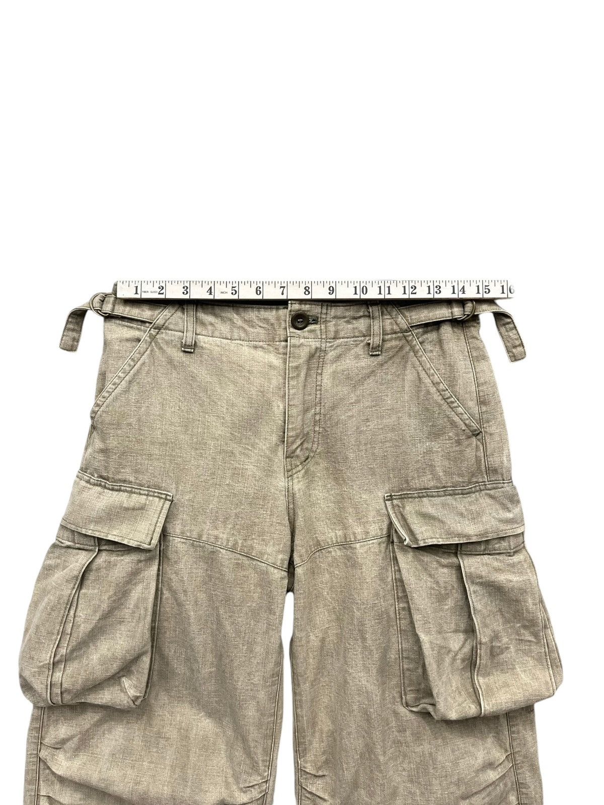 Hysteric Glamour Vintage OZONE COMMUNITY Big Pocket Baggy Cargo Heavy Cotton Size US 29 - 11 Thumbnail