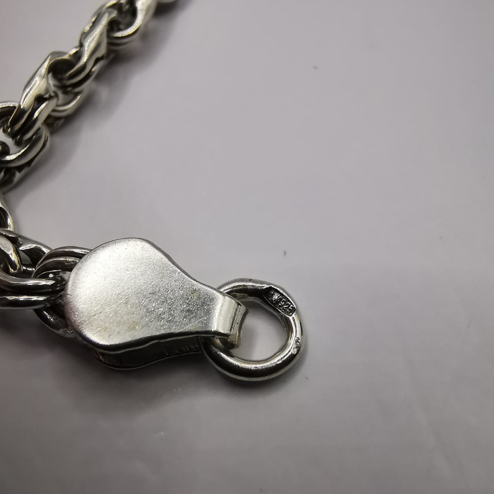 Sterling Silver Vintage Jewelry Chain, 925 Sterling Silver, Signed 20,50g Size ONE SIZE - 7 Thumbnail