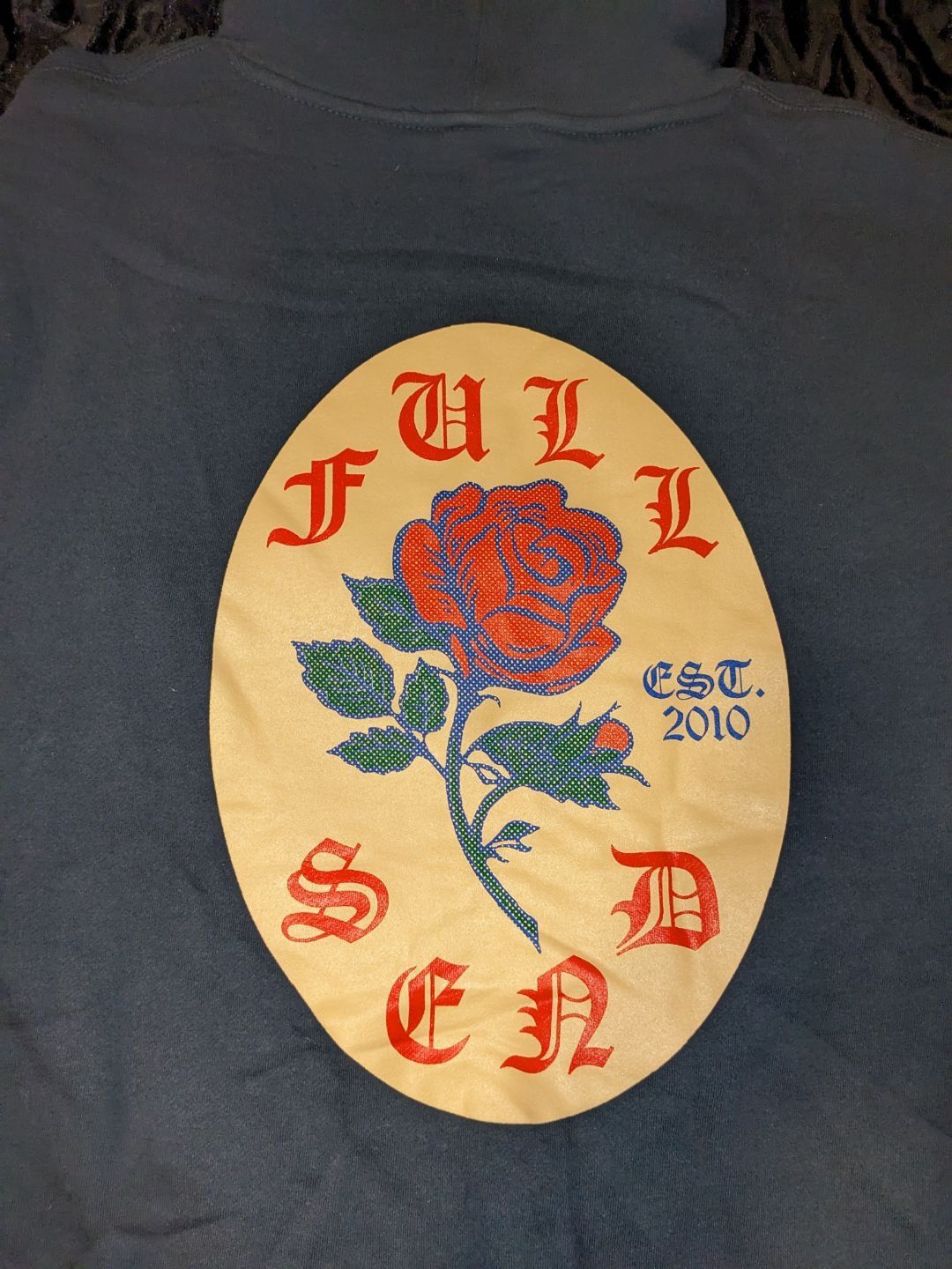 Full Send Full Send Rose Hoodie Navy blue Size US M / EU 48-50 / 2 - 1 Thumbnail