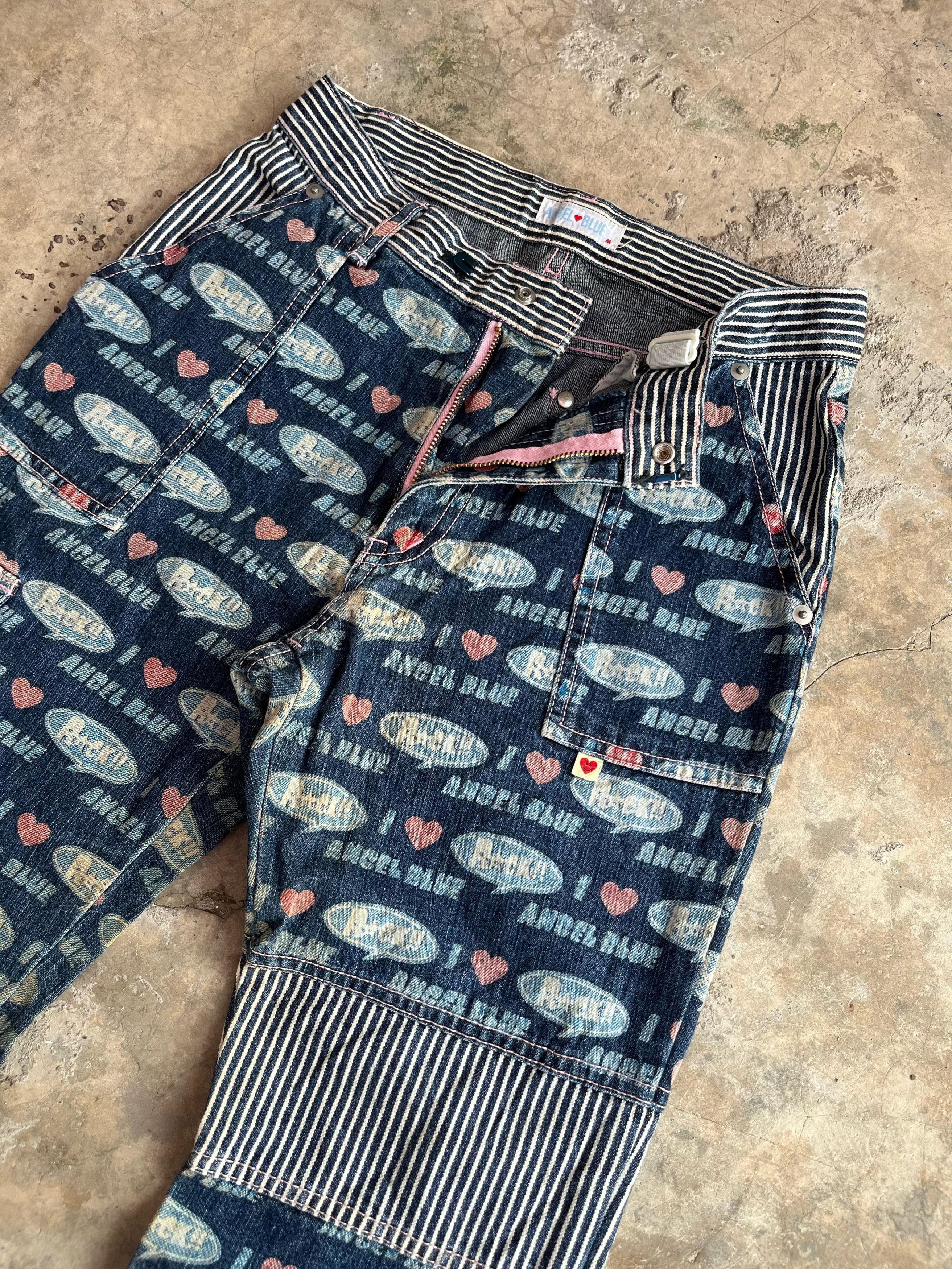 Angel Blue × Japanese Brand Angel Blue Love Hearts Pants Size 25" / US 0 / IT 36 - 4 Thumbnail