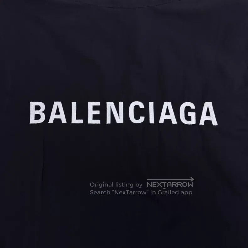 Balenciaga Balenciaga Black front and back letter logo zipper branded Size S / US 4 / IT 40 - 5 Thumbnail