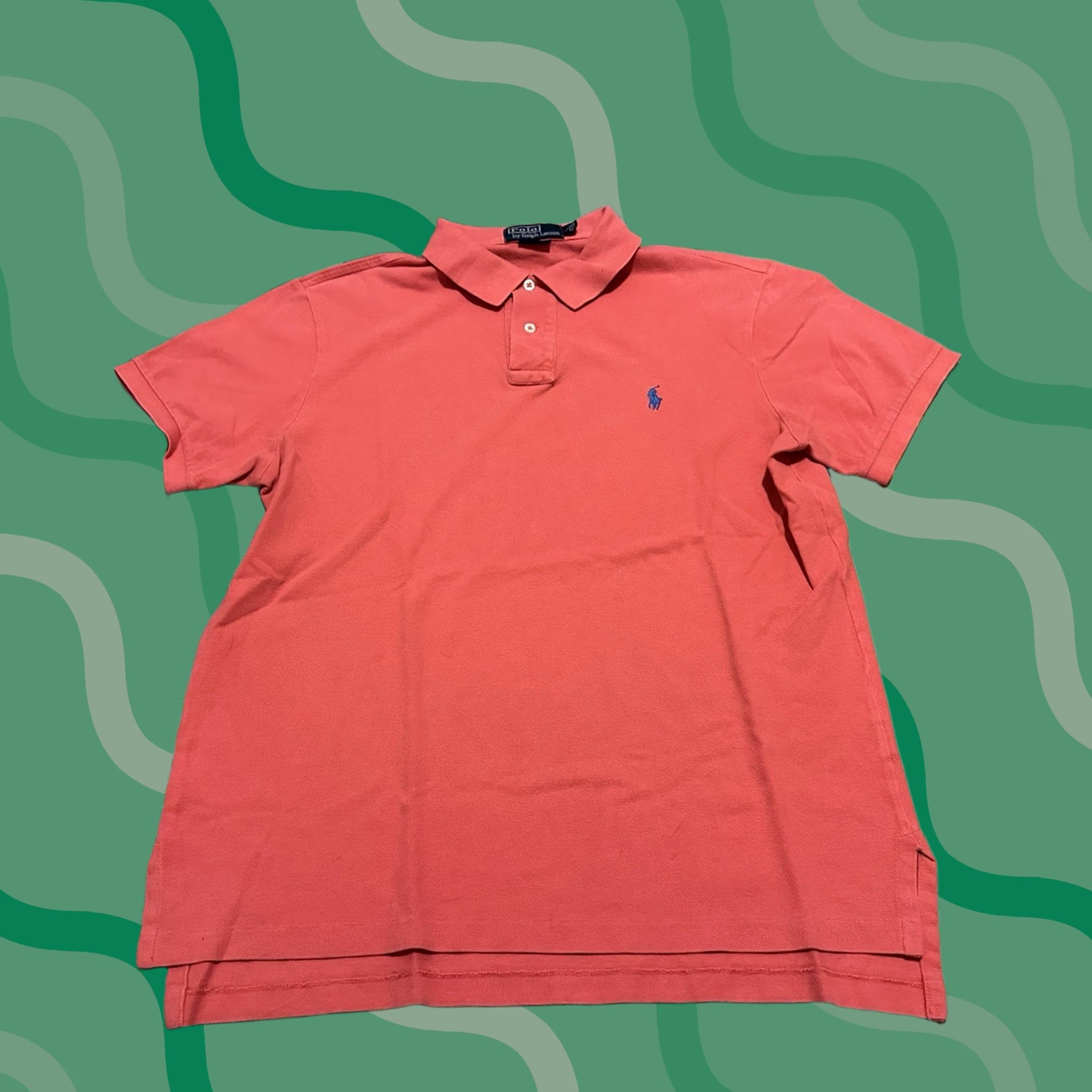 Polo Ralph Lauren Vintage Polo Ralph Lauren Shirt Mens Large Classic Fit Collared Pony Pink Size US L / EU 52-54 / 3 - 1 Thumbnail