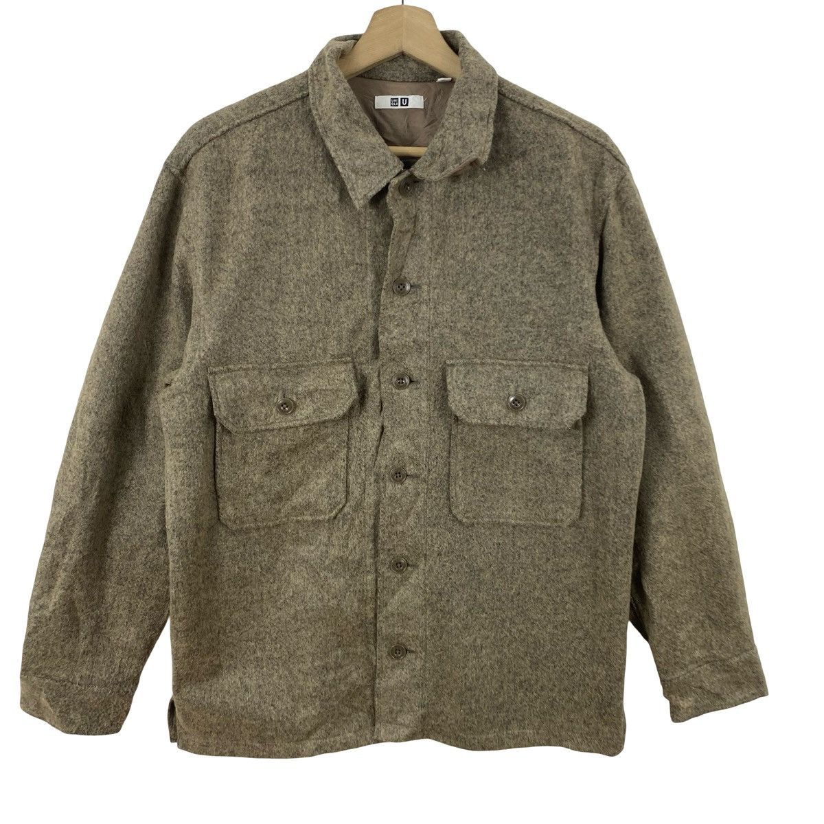 Uniqlo Vintage UNIQLO Overshirt Jacket Heavyweight Button Up Size US M / EU 48-50 / 2 - 5 Thumbnail