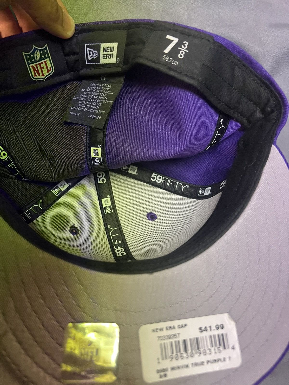 MLB × NFL × New Era New Era fitted hat lot of 5- 7 3/8 and 7 1/4 Size ONE SIZE - 12 Thumbnail