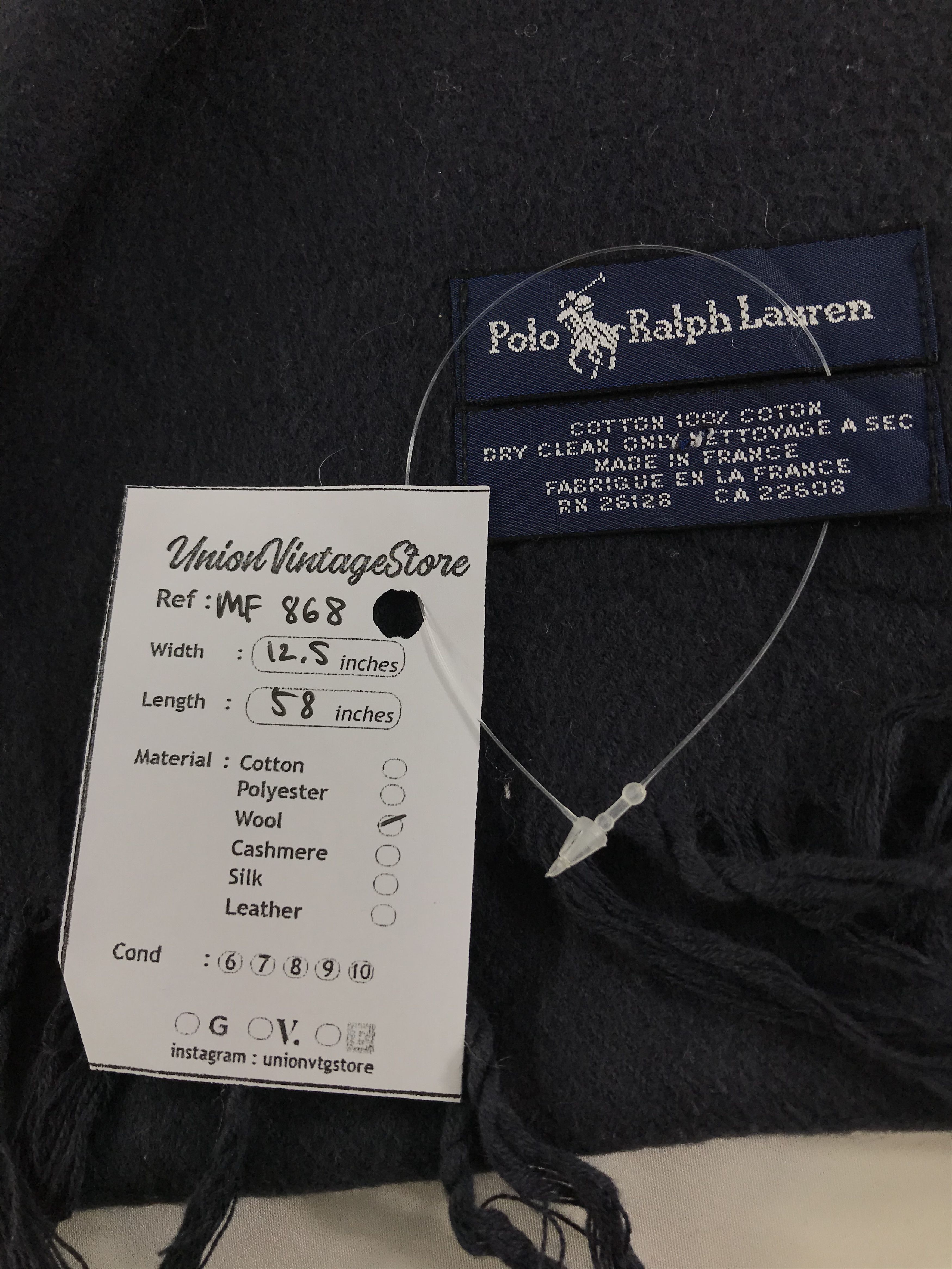 Polo Ralph Lauren Vintage Polo Ralph Lauren Scarf/Muffler/Neckwear MF868 Size ONE SIZE - 6 Thumbnail
