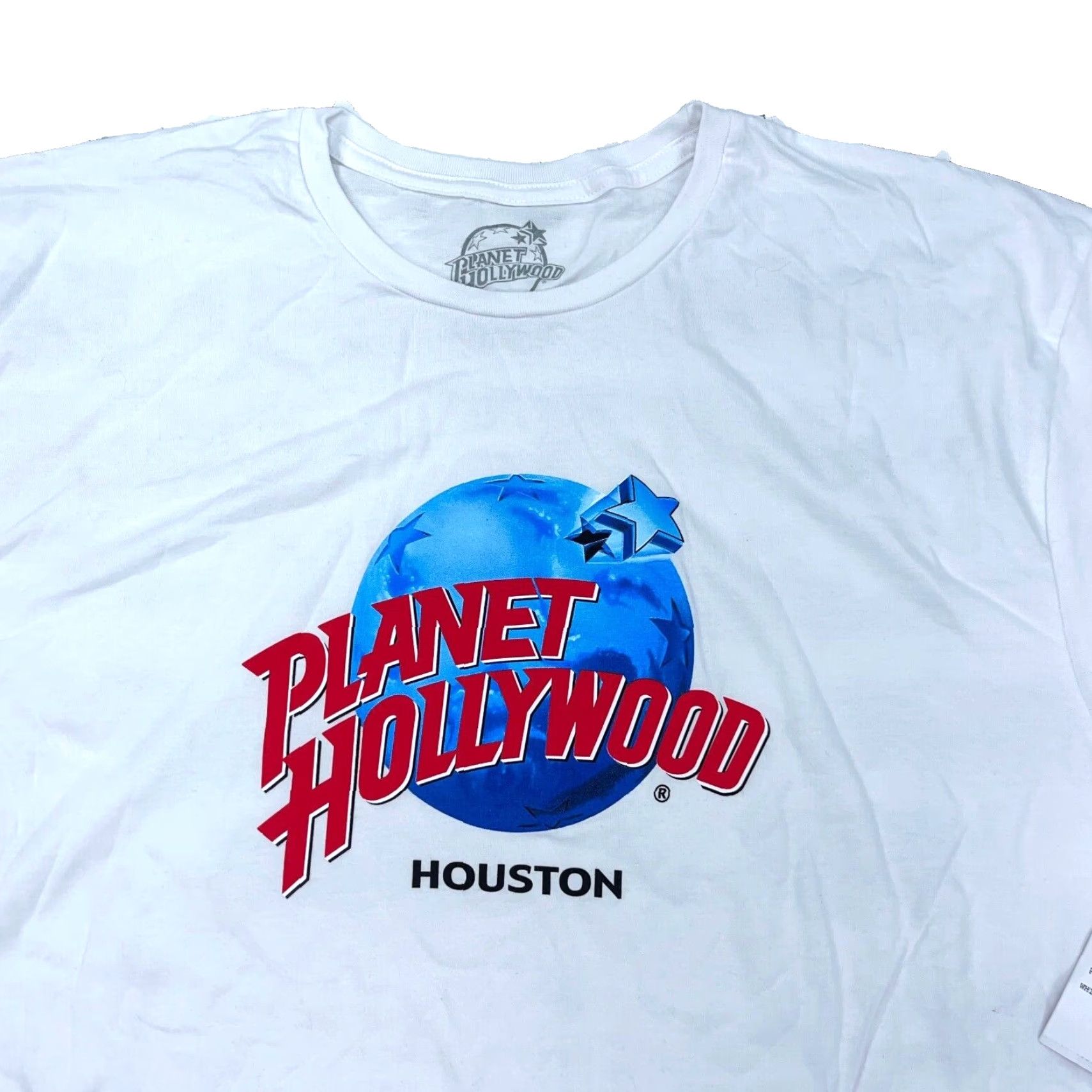 Planet Hollywood Planet Hollywood Shirt Men XL White Logo Retro 90s Houston Tee Adult Size US XL / EU 56 / 4 - 3 Thumbnail