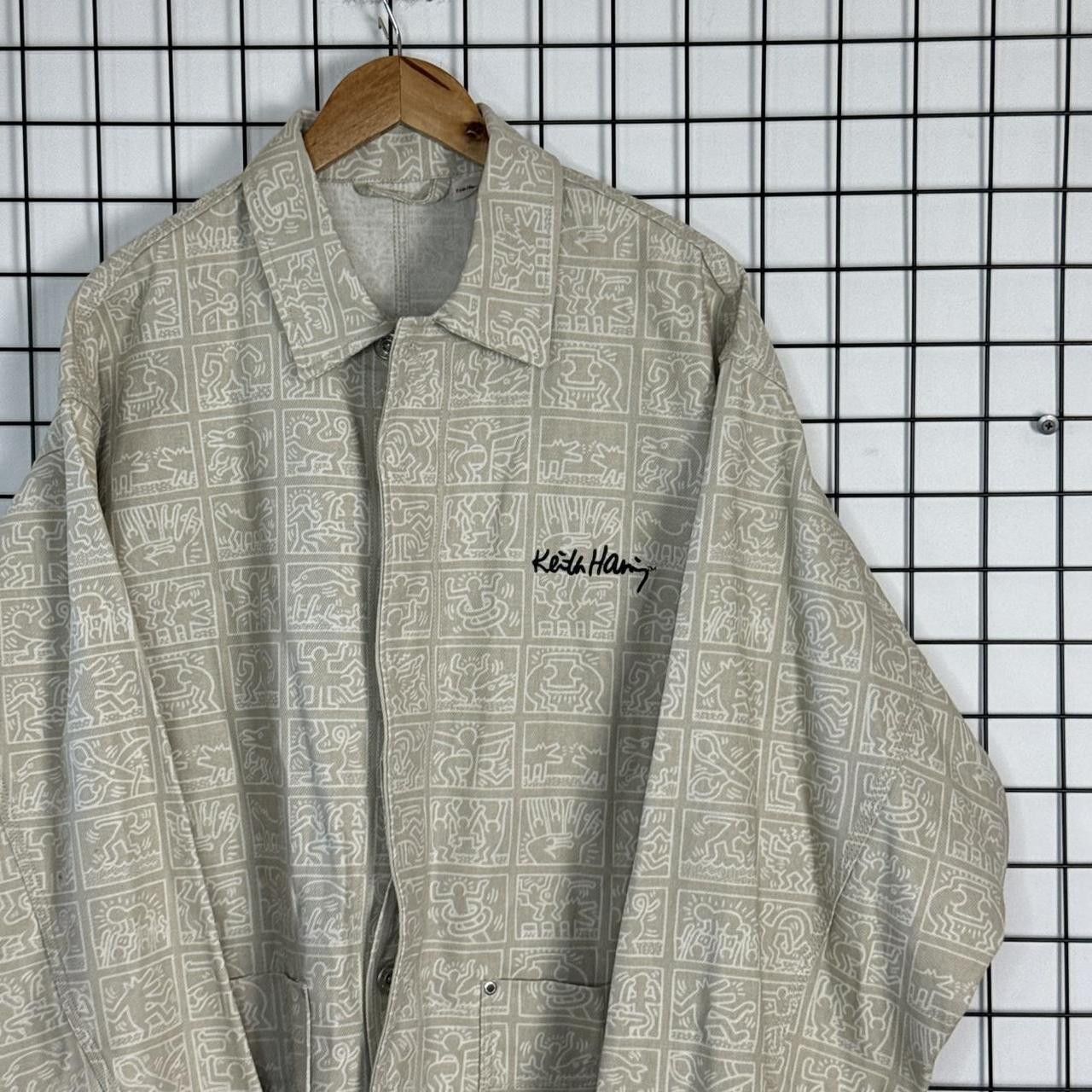Keith Haring Keith Haring Oversize Jacket Full Print Beige Size US M / EU 48-50 / 2 - 4 Thumbnail