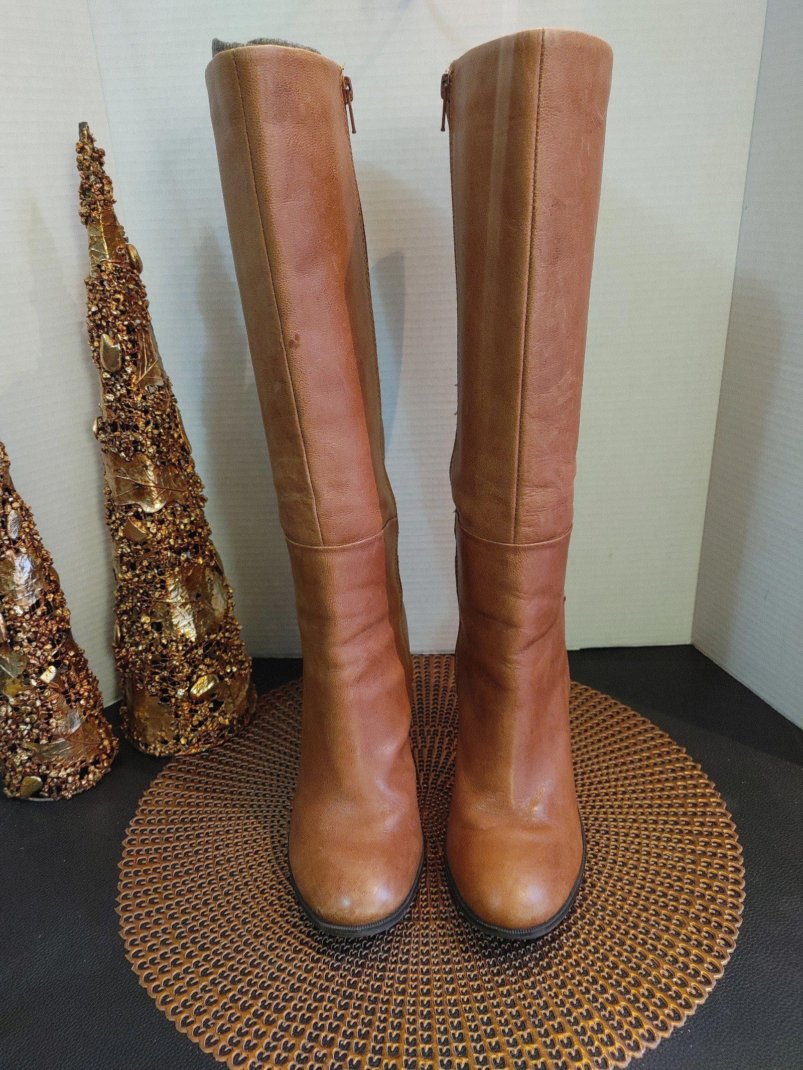 Designer Liz & Co. Bailey Leather Boots Size 9.5 Size US 9.5 / IT 39.5 - 2 Thumbnail