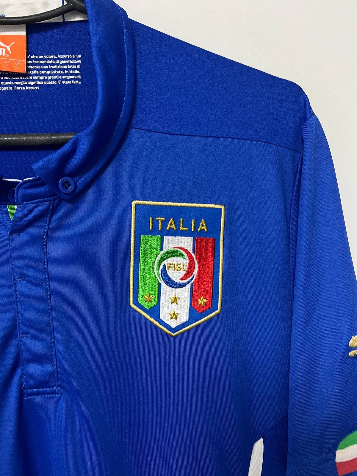 Puma Italy World Cup 2014-2016 Football Shirt Italia Puma L Size US L / EU 52-54 / 3 - 7 Thumbnail