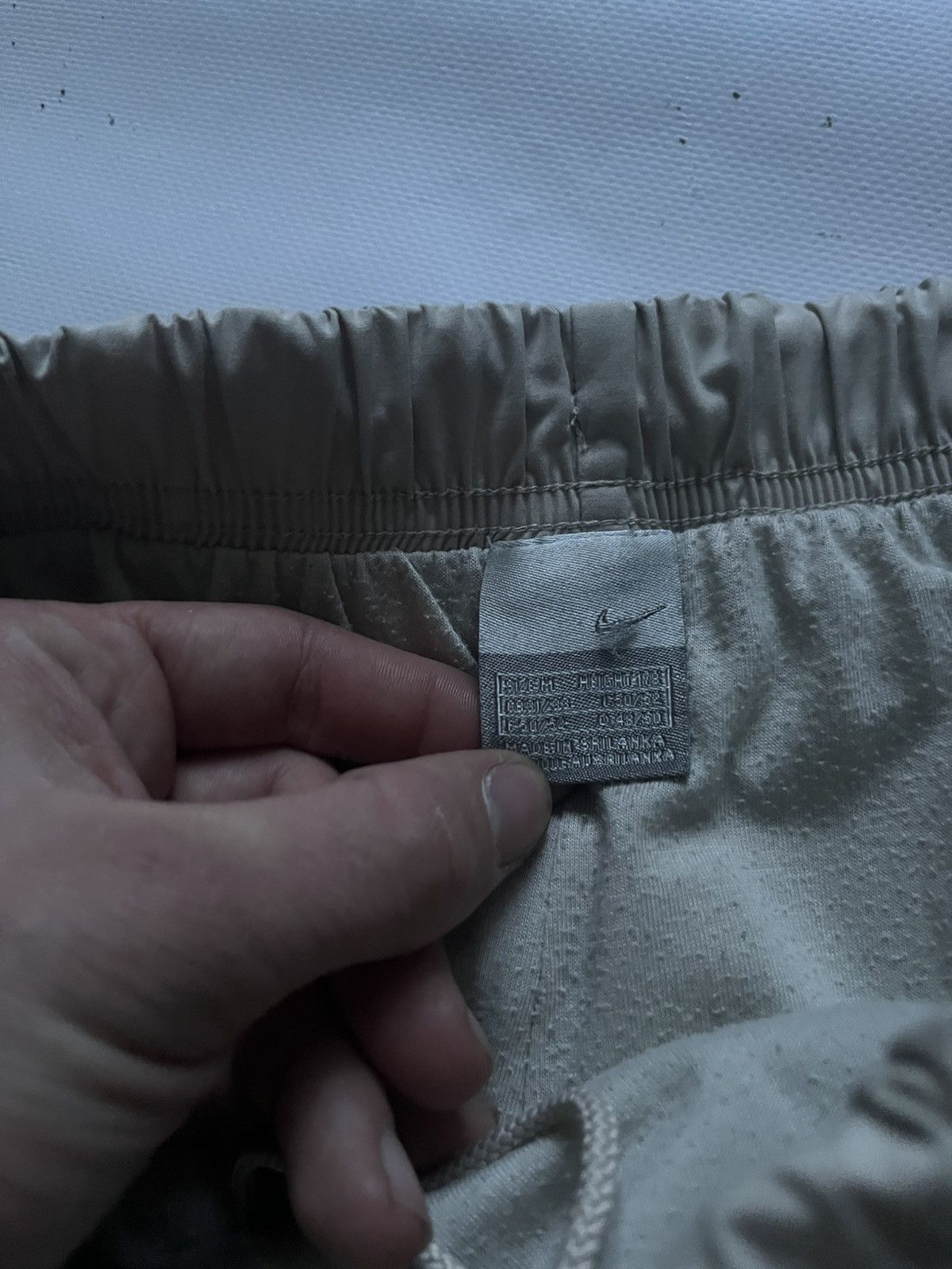 Nike Vintage Nike Windbreaker Track Pants - Beige/Tan Size US 32 / EU 48 - 5 Thumbnail