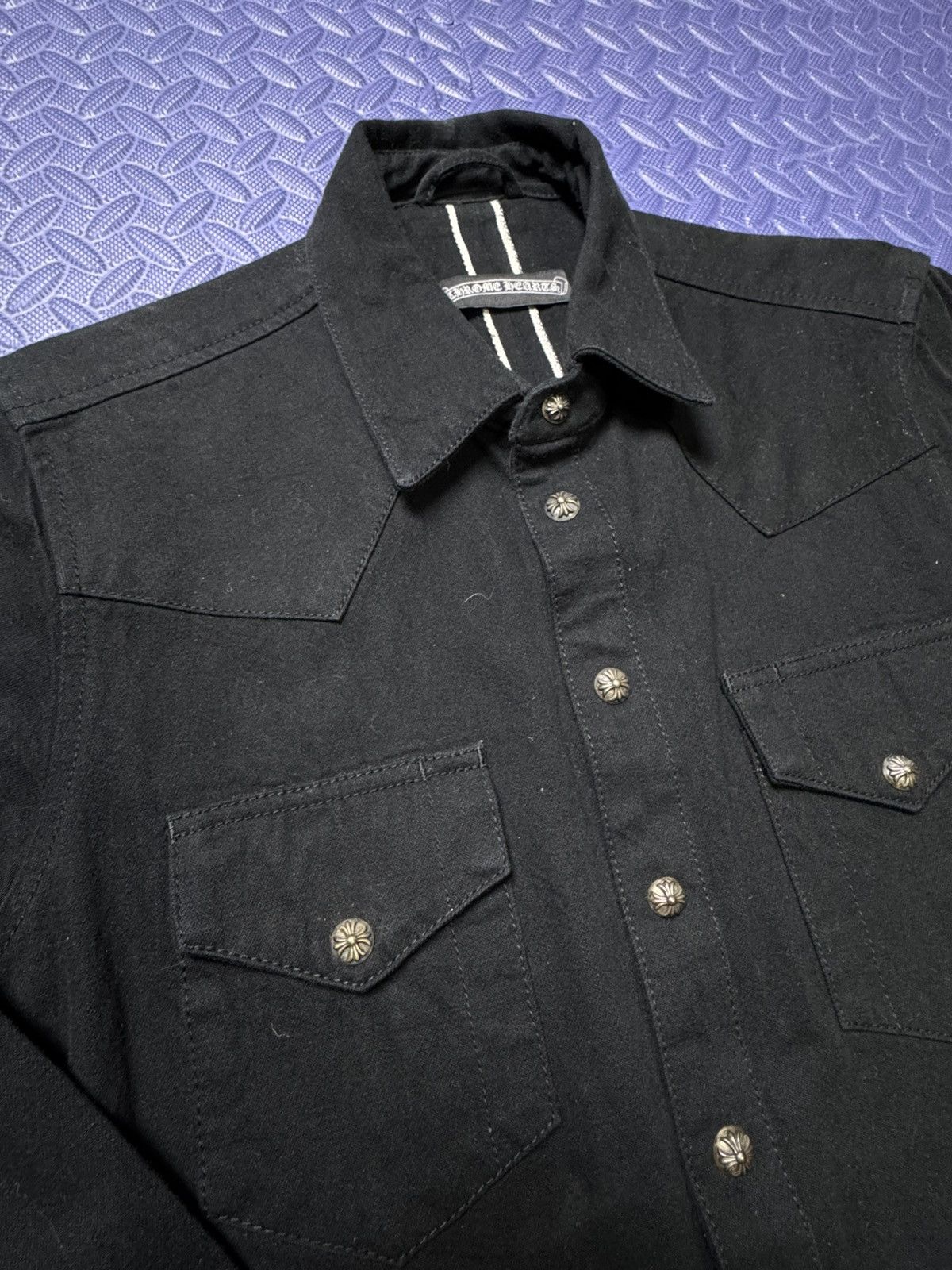 Chrome Hearts STEAL! WORK DOG DENIM TRUCKER SHIRT Size US S / EU 44-46 / 1 - 10 Thumbnail