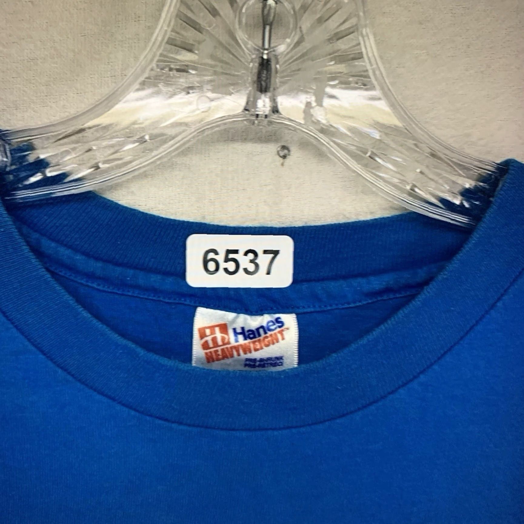 Hanes VINTAGE Hanes T-Shirt Mens XL Blue Hibiscus Graphic Maui Hawaii 90s Retro Size US XL / EU 56 / 4 - 5 Thumbnail