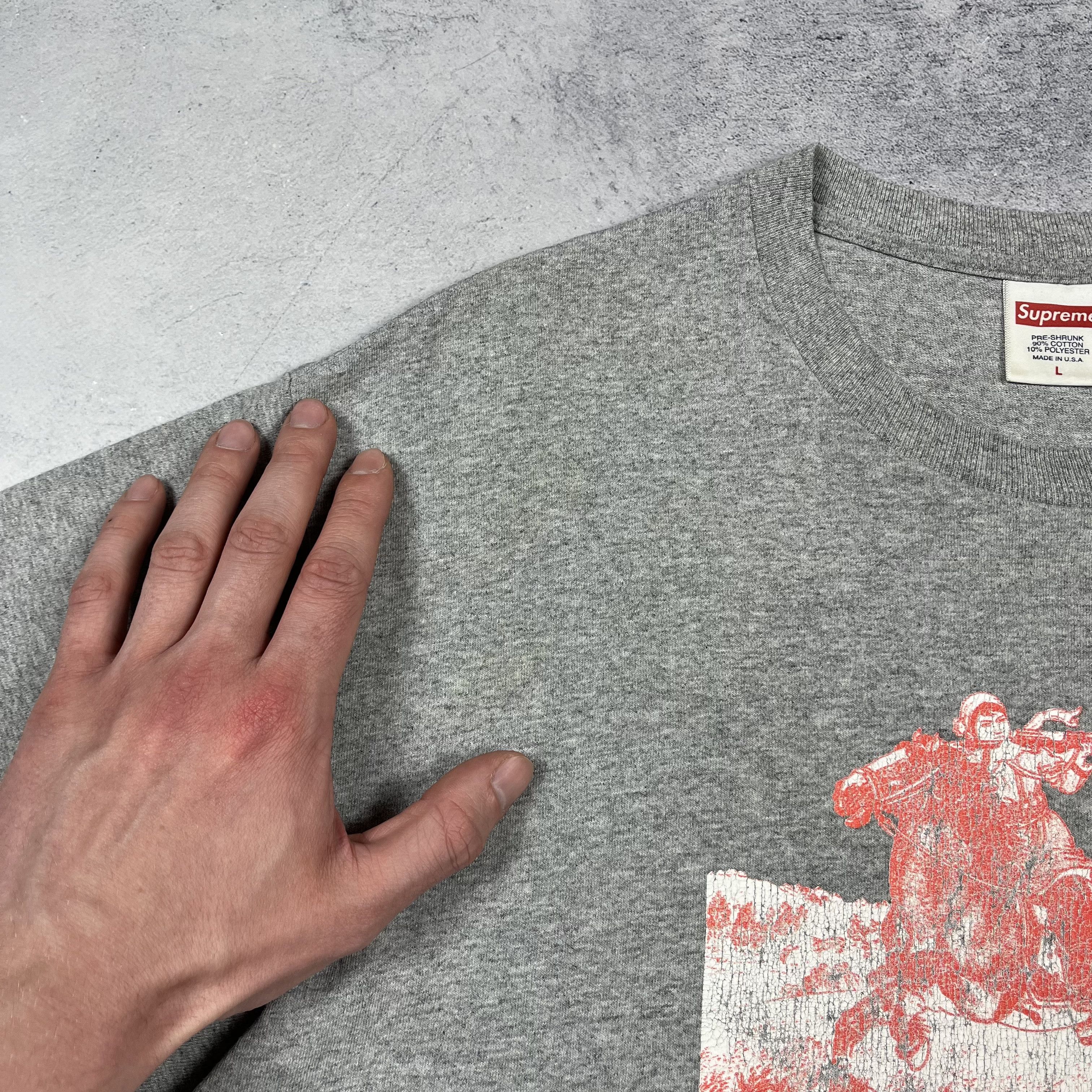 Supreme Supreme Riders Big Logo T Shirt SS19 Size US L / EU 52-54 / 3 - 15 Thumbnail
