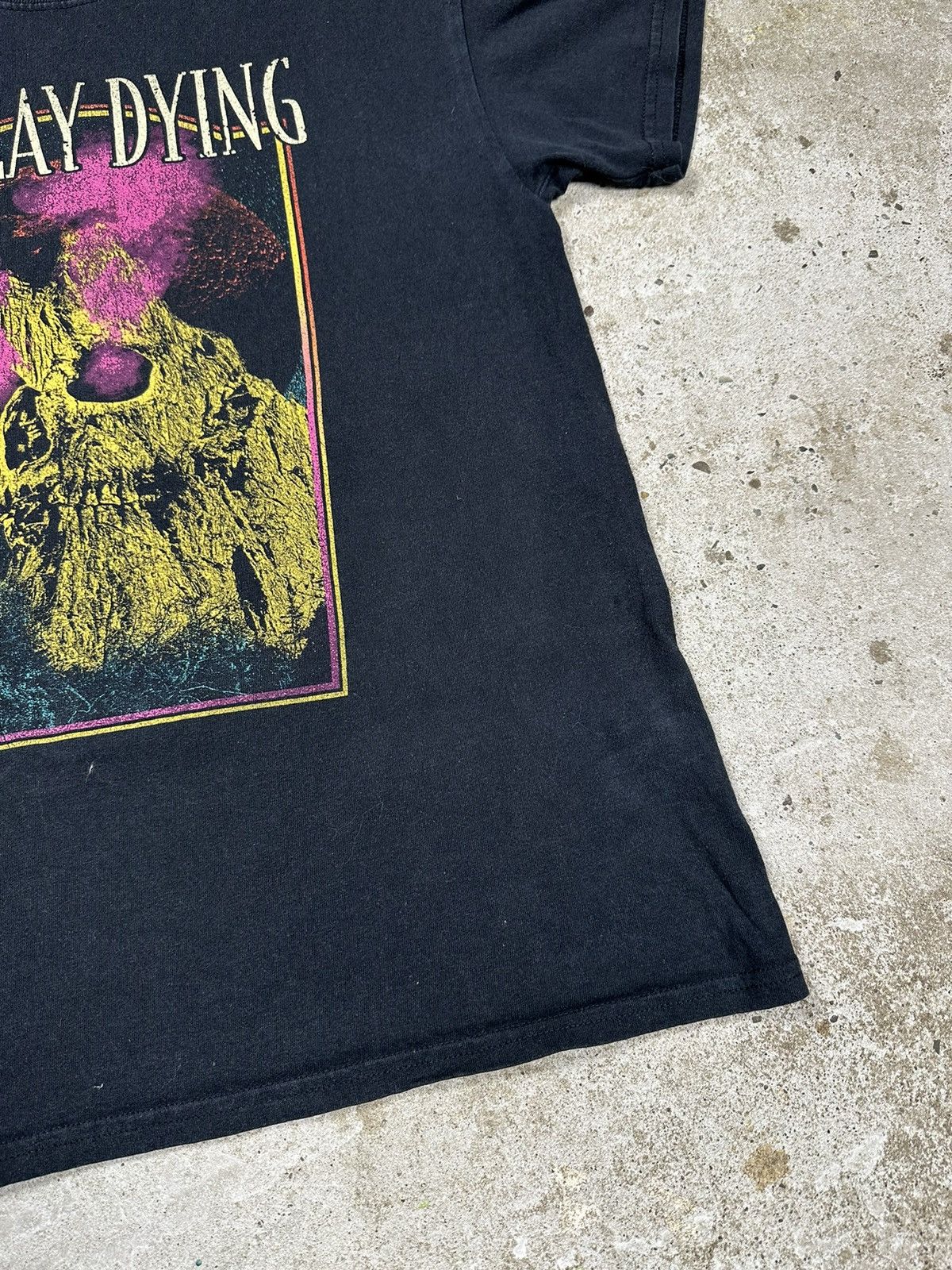 Band Tees Vintage Y2K As I Lay Dying Washed Black Tour Tee Size US S / EU 44-46 / 1 - 3 Thumbnail