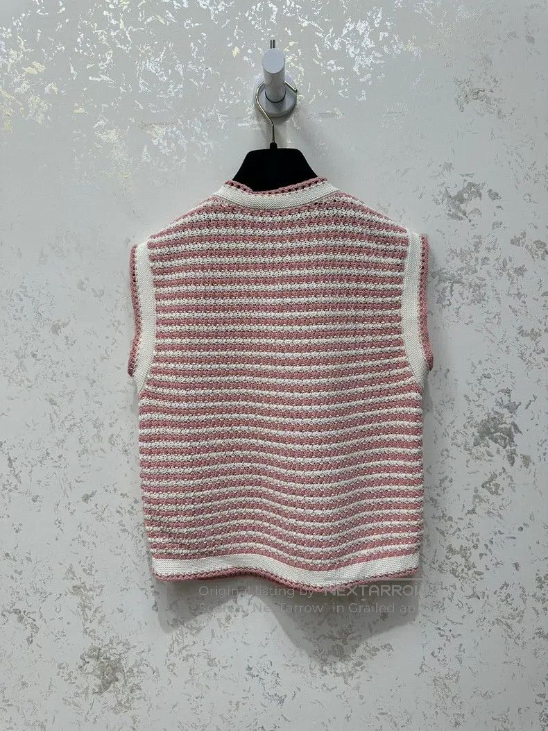 Chanel Chanel 22 Spring and Summer Preview Series Pink and White Size XS / US 0-2 / IT 36-38 - 2 Thumbnail