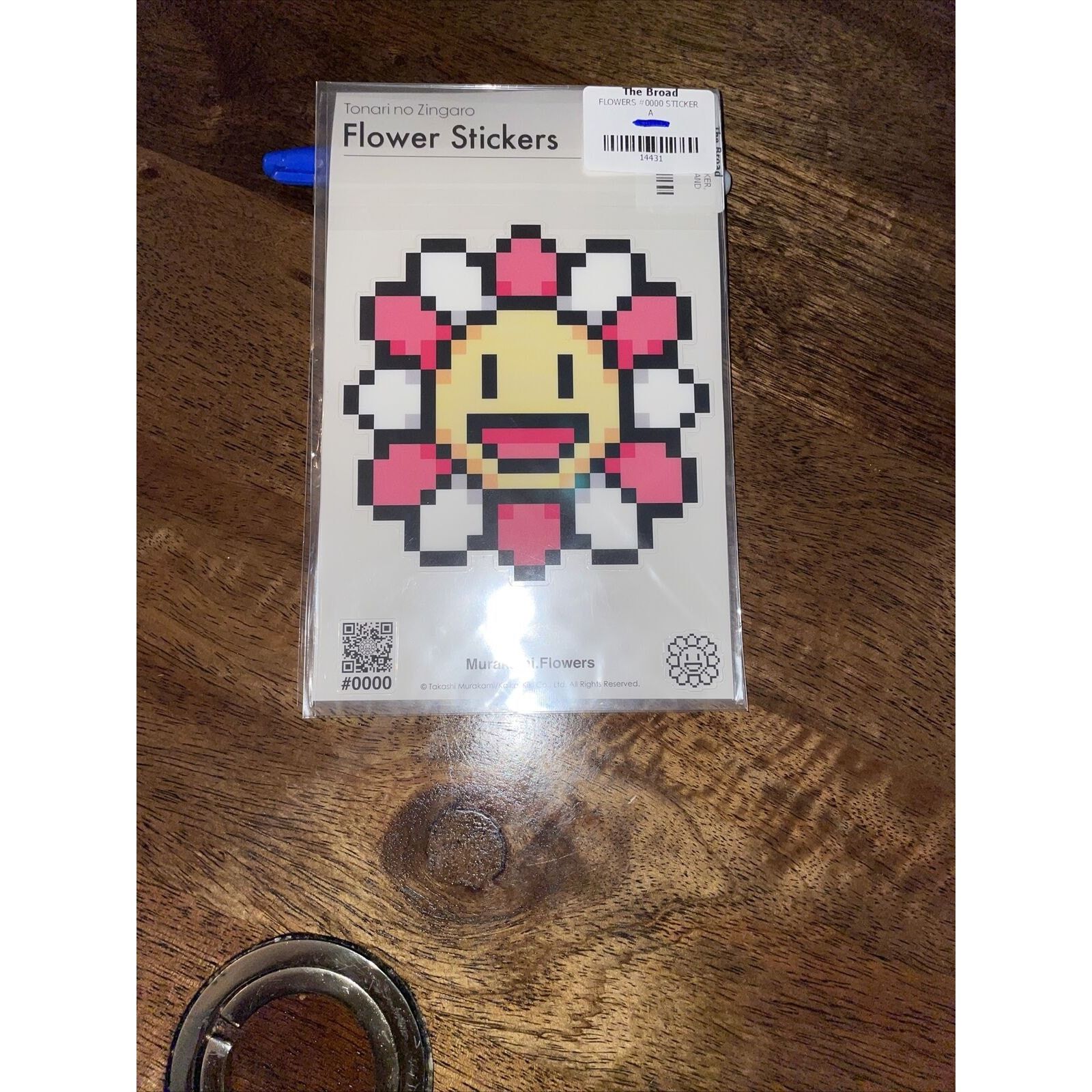 Takashi Murakami Takashi Murakami Flower Sticker Pink Kaikai Kiki Authentic Size ONE SIZE - 7 Thumbnail