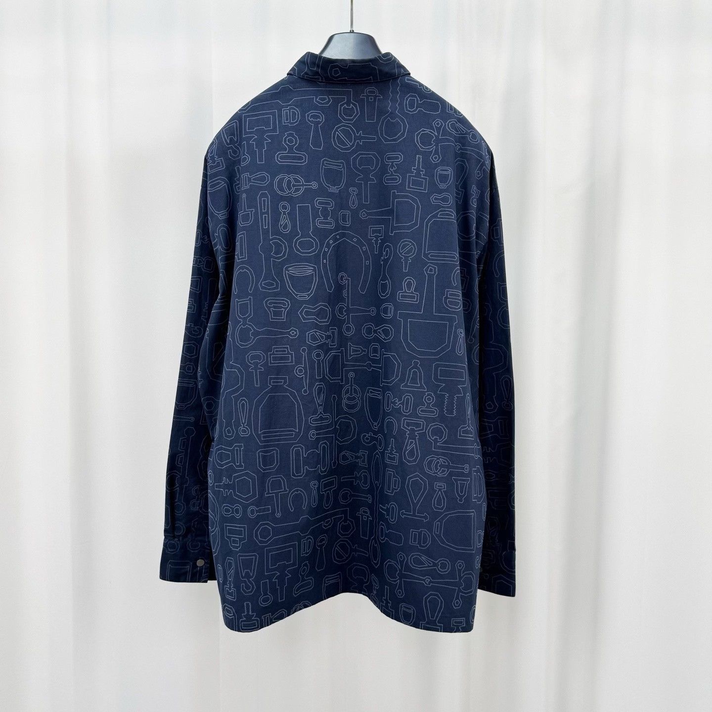 Hermes Hermes Saddle Print Shirt Jacket Size US M / EU 48-50 / 2 - 4 Thumbnail