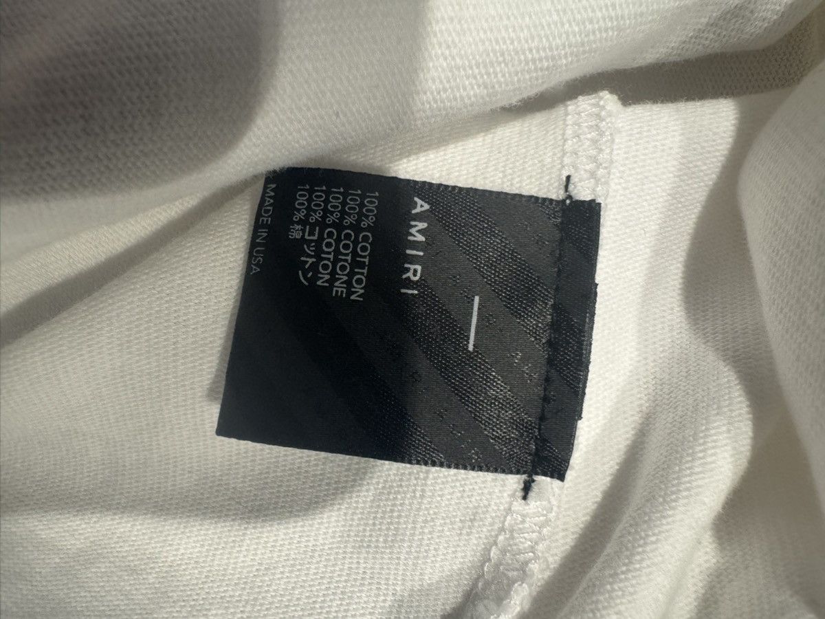 Amiri Amiri Skater Tee White Size US XL / EU 56 / 4 - 4 Thumbnail