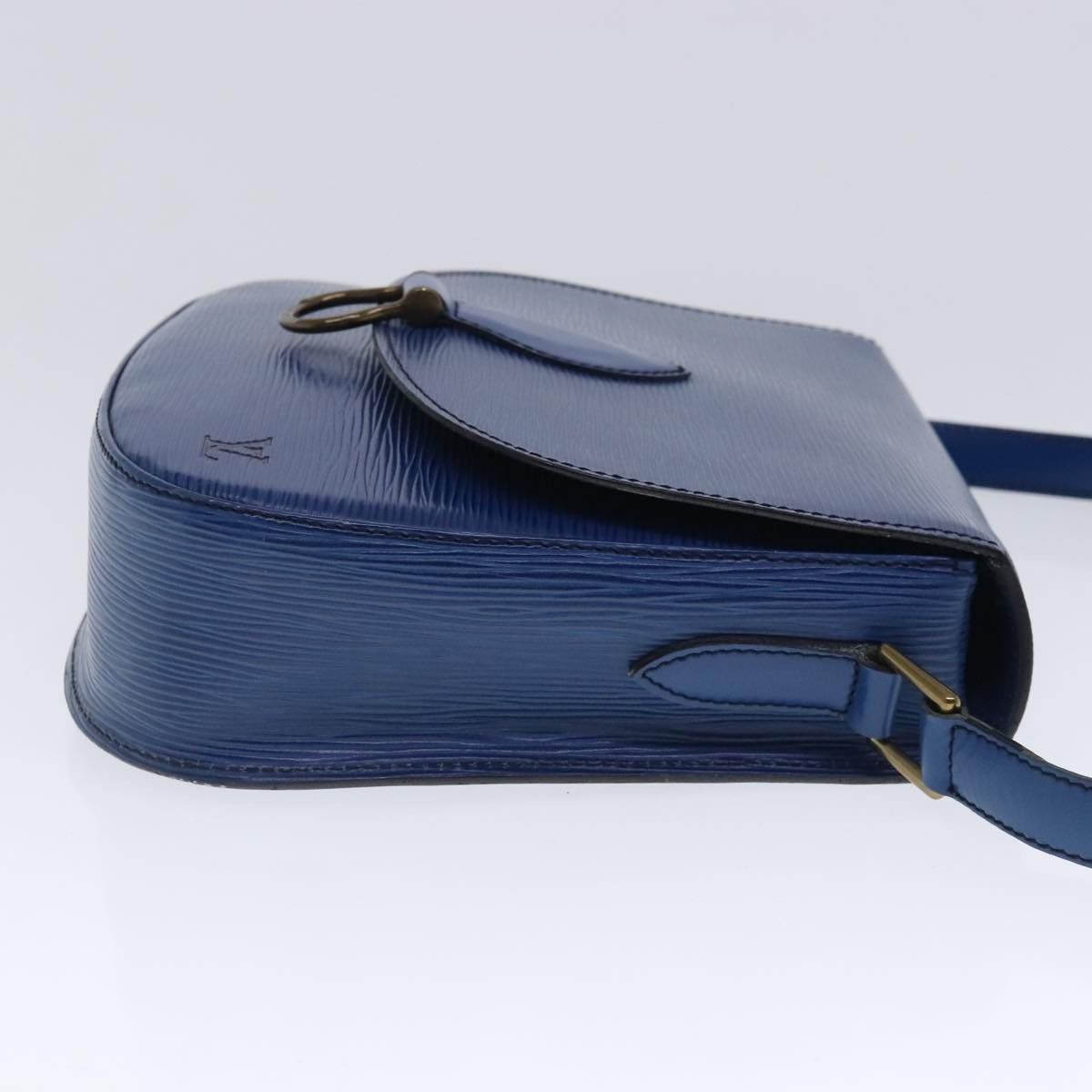 Louis Vuitton LOUIS VUITTON Epi Saint Cloud GM Shoulder Bag Toledo Blue Size ONE SIZE - 4 Thumbnail