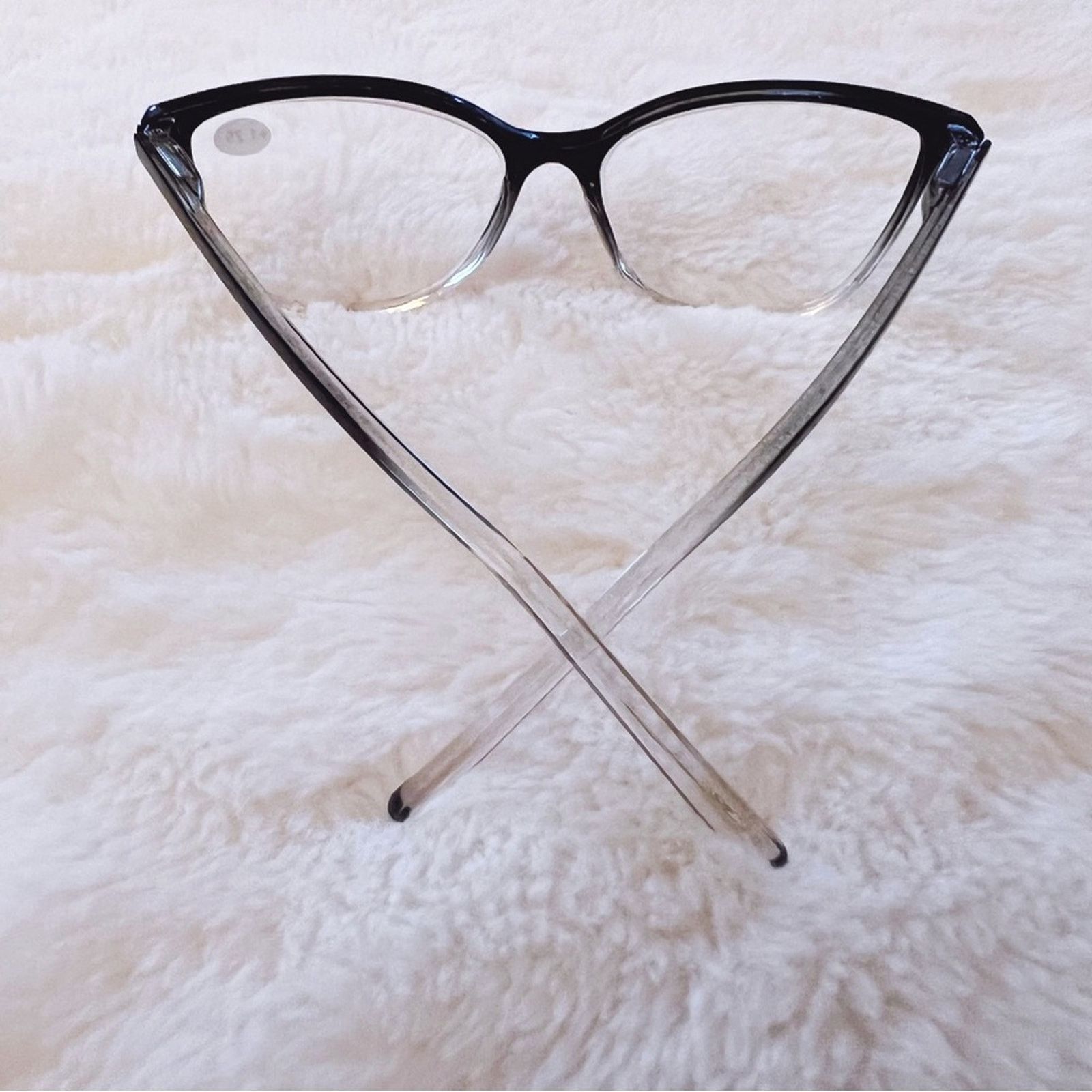 Other Emma Clear & Black Two Tone Reader Glasses Size ONE SIZE - 8 Thumbnail