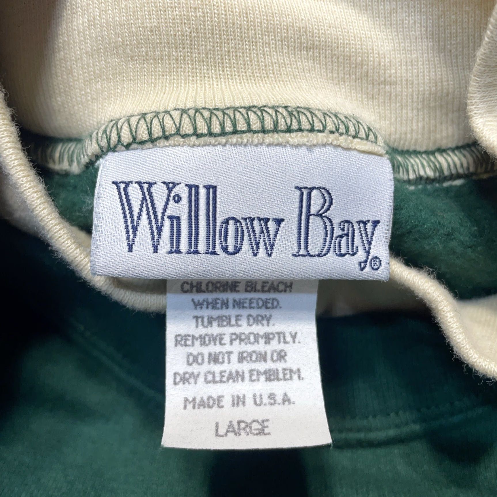 Vintage VINTAGE Willow Bay Christmas Sweatshirt Pullover Women Large Green Activewear Size L / US 10 / IT 46 - 3 Thumbnail