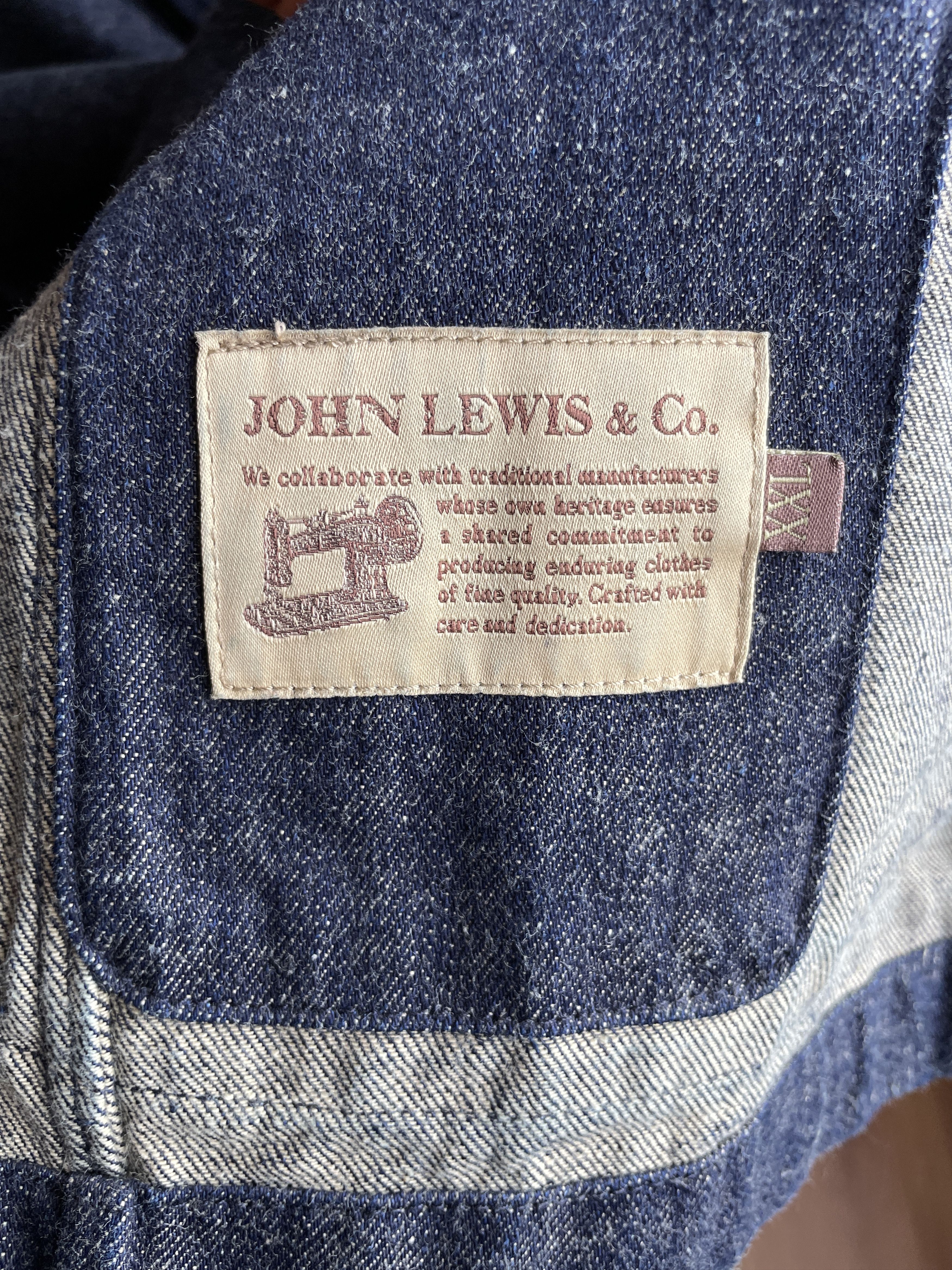 Other John Lewis & Co Denim Work Chore Jacket Size XXL Size US XXL / EU 58 / 5 - 8 Thumbnail