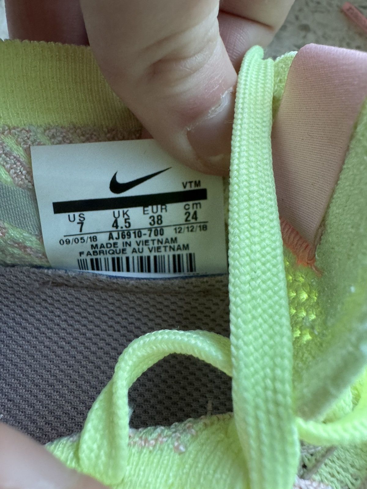 Nike Nike vapormax Flyknit 3 Size US 7 / IT 37 - 5 Thumbnail