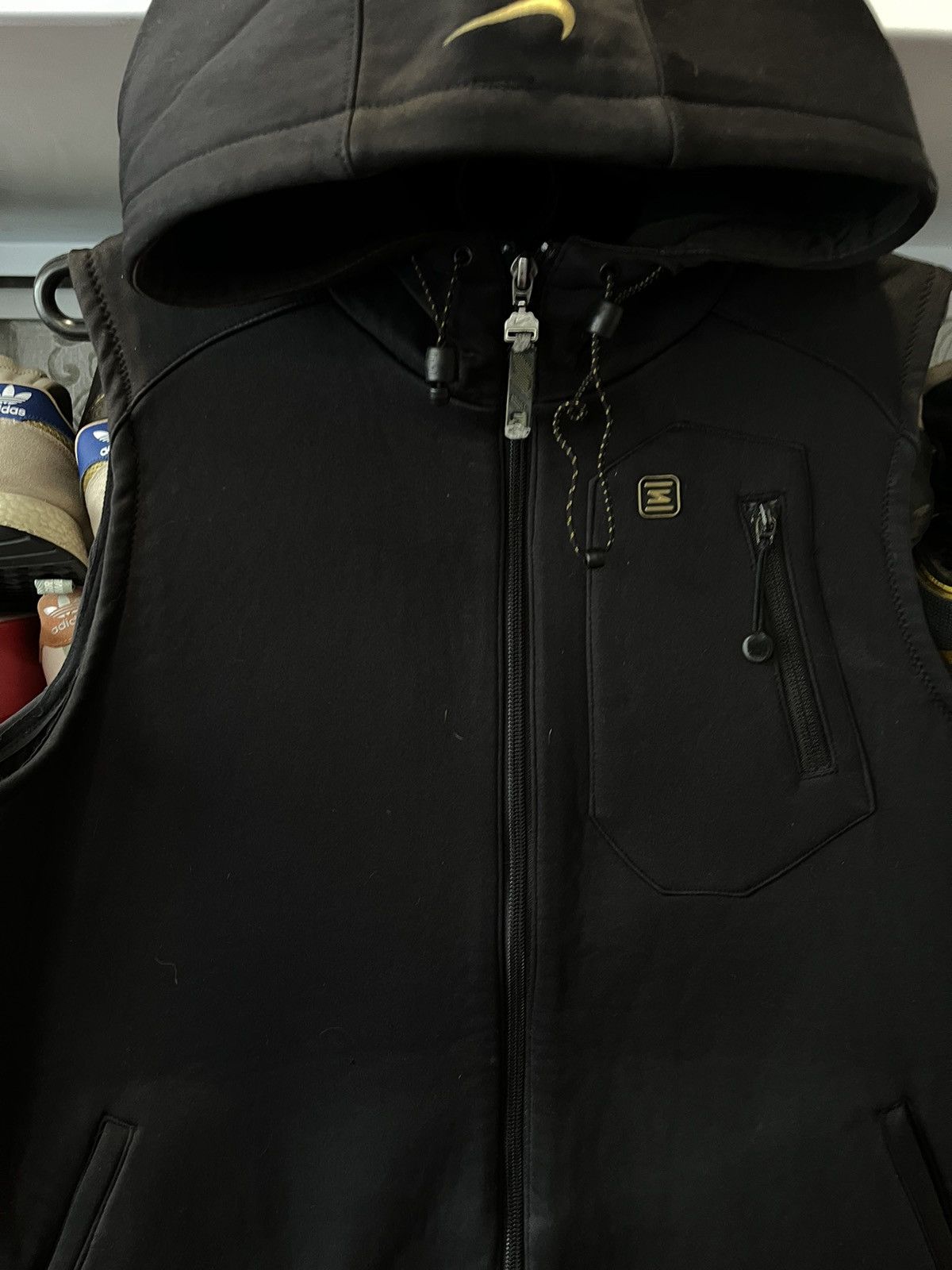 Nike Rare Vintage Nike Shox vest Drill size S hood logo Y2K Size US S / EU 44-46 / 1 - 3 Thumbnail
