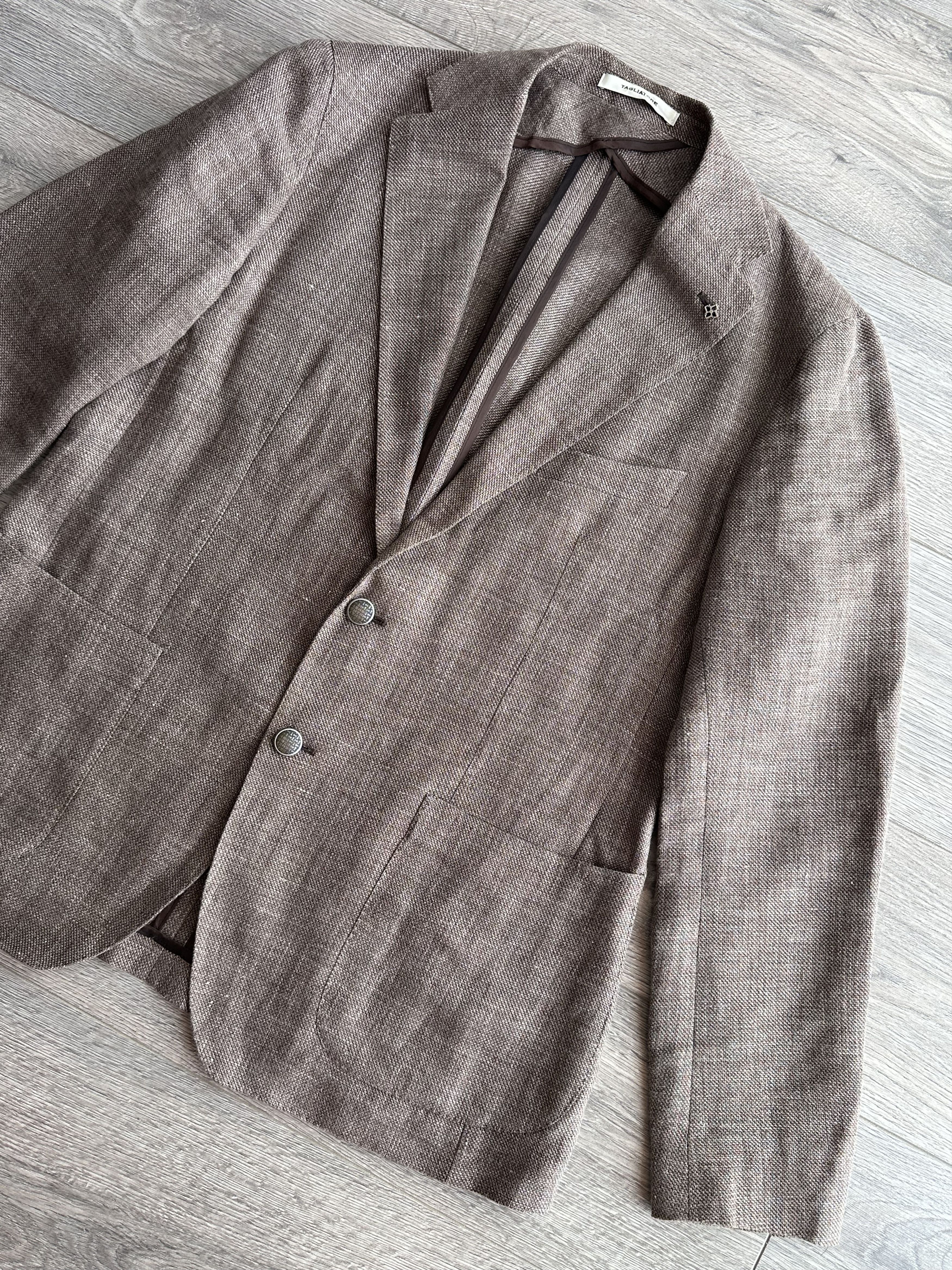 Tagliatore Tagliatore Linen Blazer Size 54R - 4 Thumbnail