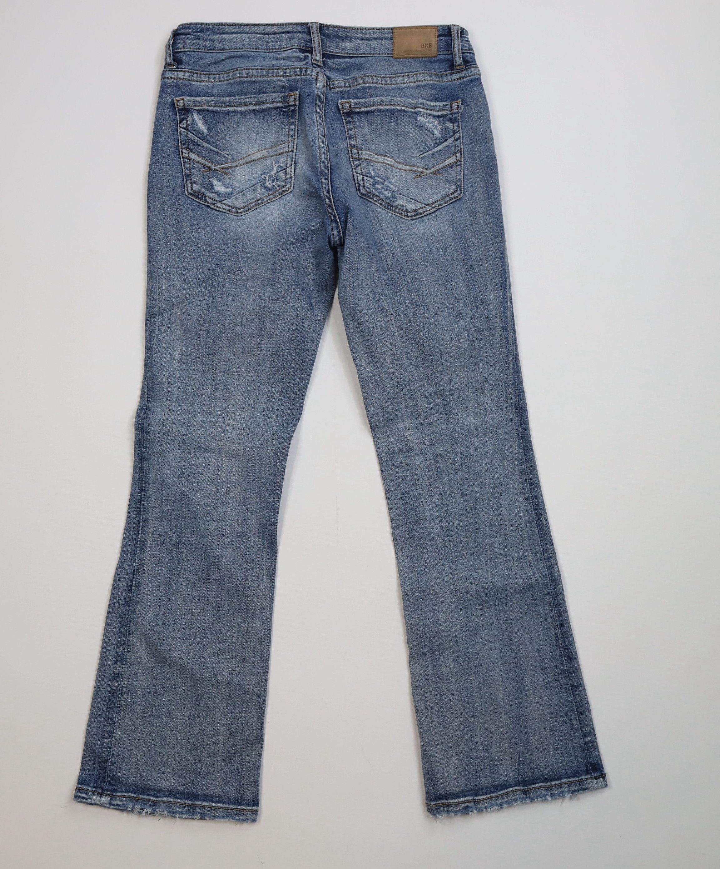 Vintage Buckle BKE Stella Slim Fit Low Rise Bootcut Stretch Jeans Size 28" / US 6 / IT 42 - 9 Thumbnail