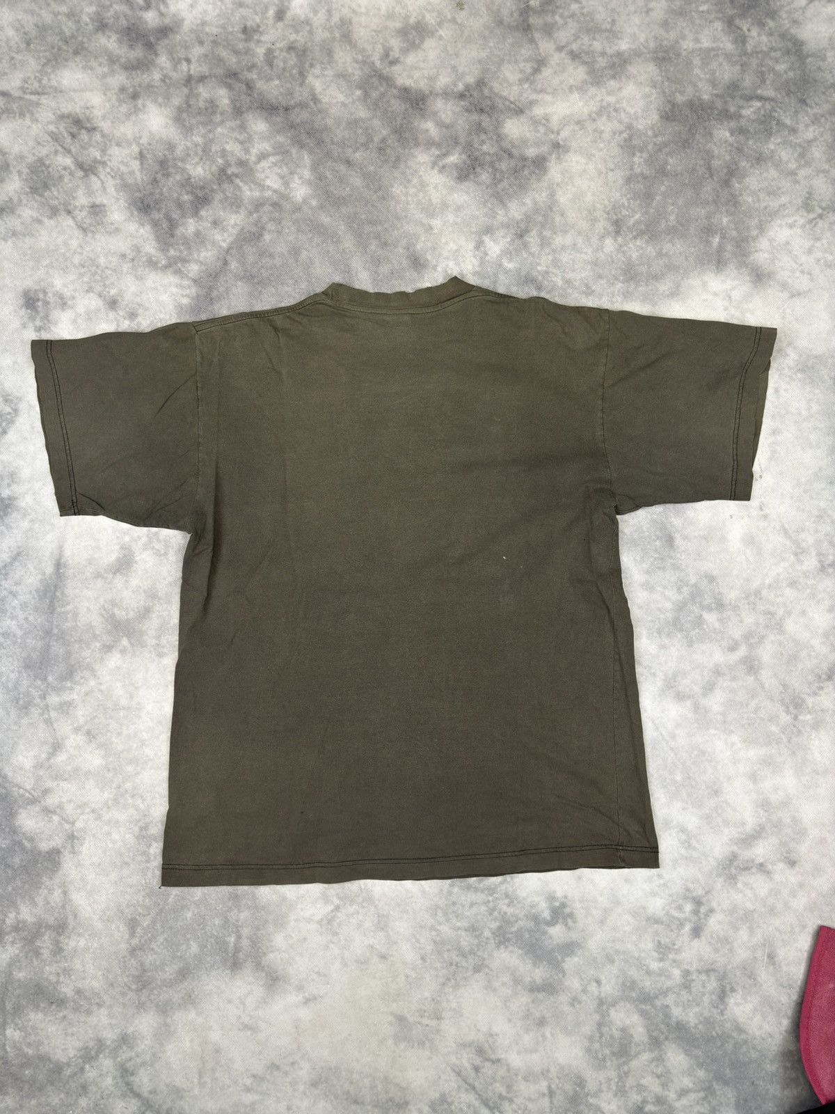 Nike × Vintage Crazy 90s Vintage Nike Swoosh Faded Black Boxy Tshirt tee Size US L / EU 52-54 / 3 - 4 Thumbnail