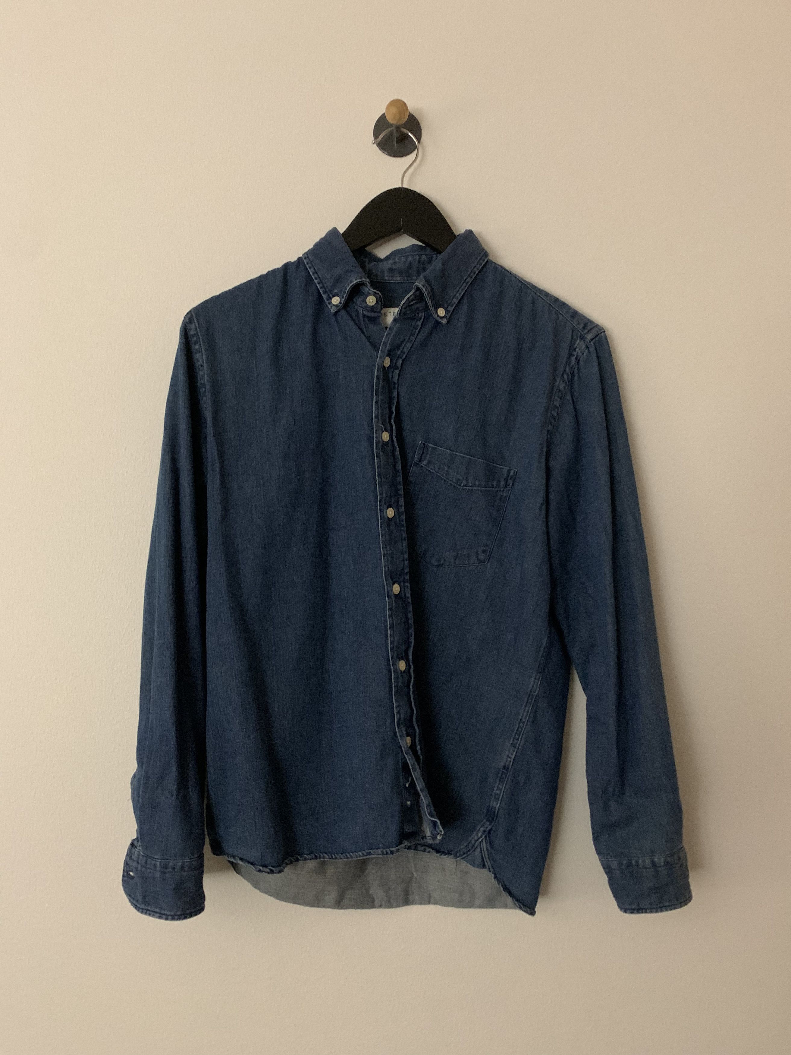 Peter Manning Peter Manning Denim Shirt - Medium Wash Size US S / EU 44-46 / 1 - 2 Thumbnail