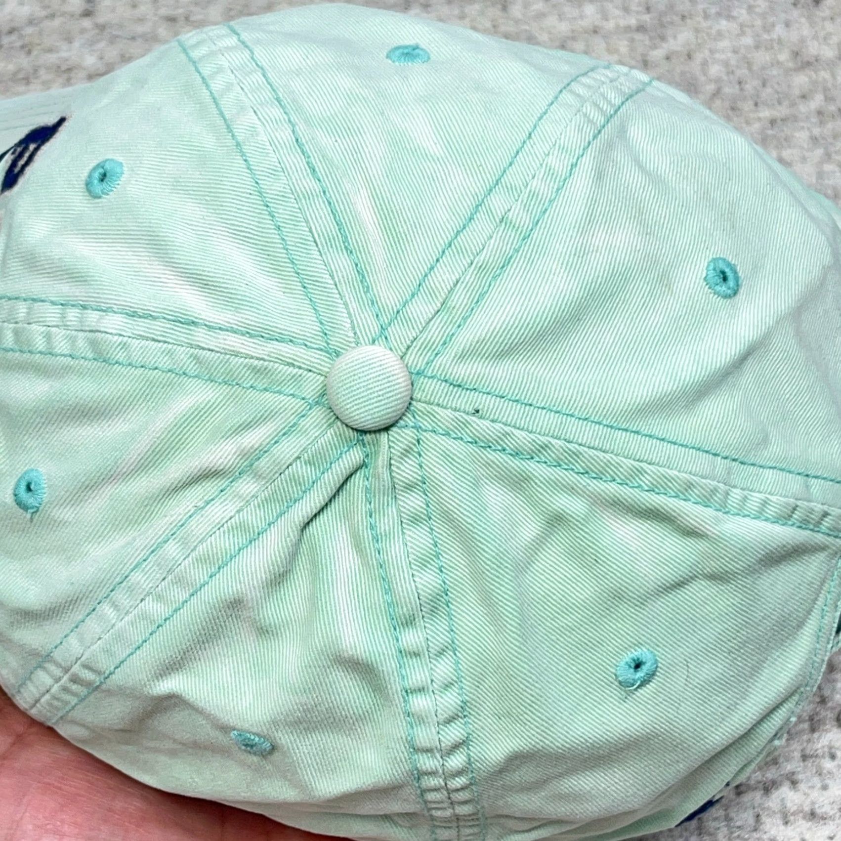 Polo Ralph Lauren Polo Ralph Lauren Hat Cap Strap Back Green Blue Spell Out PRL 67 Sun Faded Size US M / EU 48-50 / 2 - 6 Thumbnail