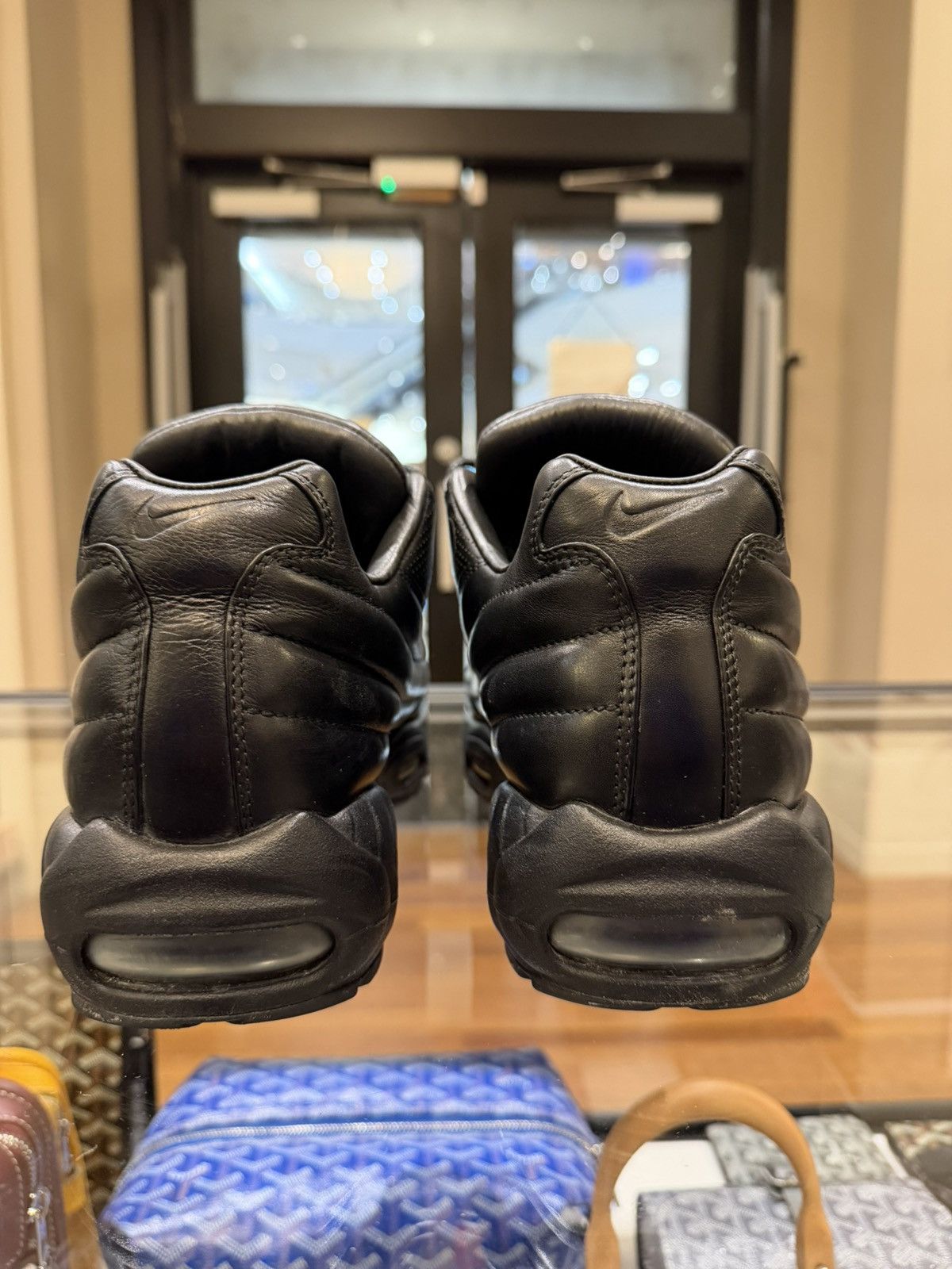 Nike × Supreme Nike Air Max 95 Lux ‘Supreme Triple Black’ Size US 12 / EU 45 - 5 Thumbnail