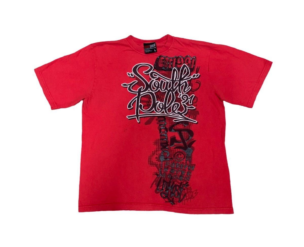 Southpole Y2K SOUTH POLE TSHIRT SPELL OUT HIPHOP STYLE Size US L / EU 52-54 / 3 - 1 Thumbnail