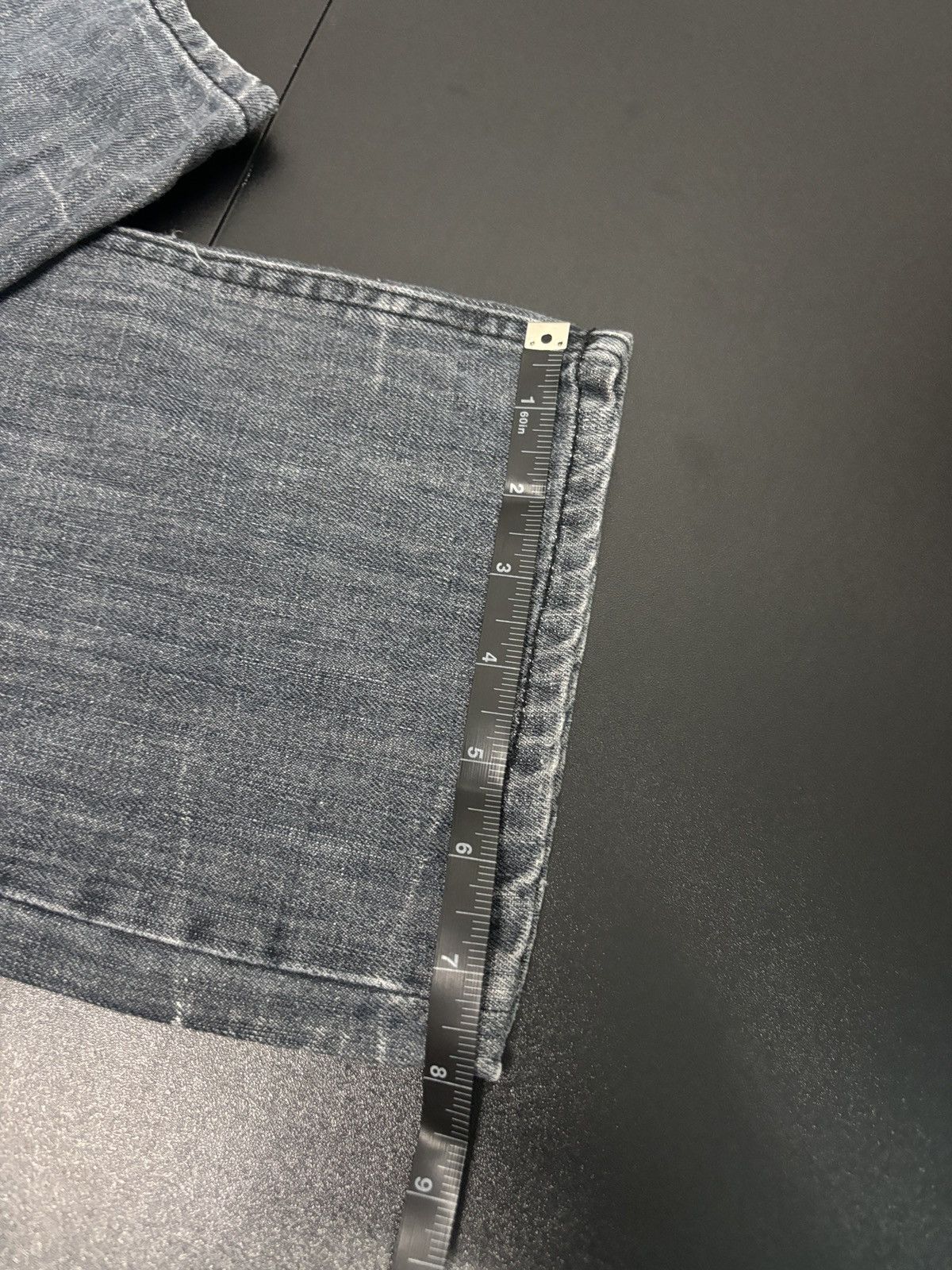 semanticdesign Semanticdesign Distressed Acid Wash Punk Denim Size US 33 - 13 Thumbnail