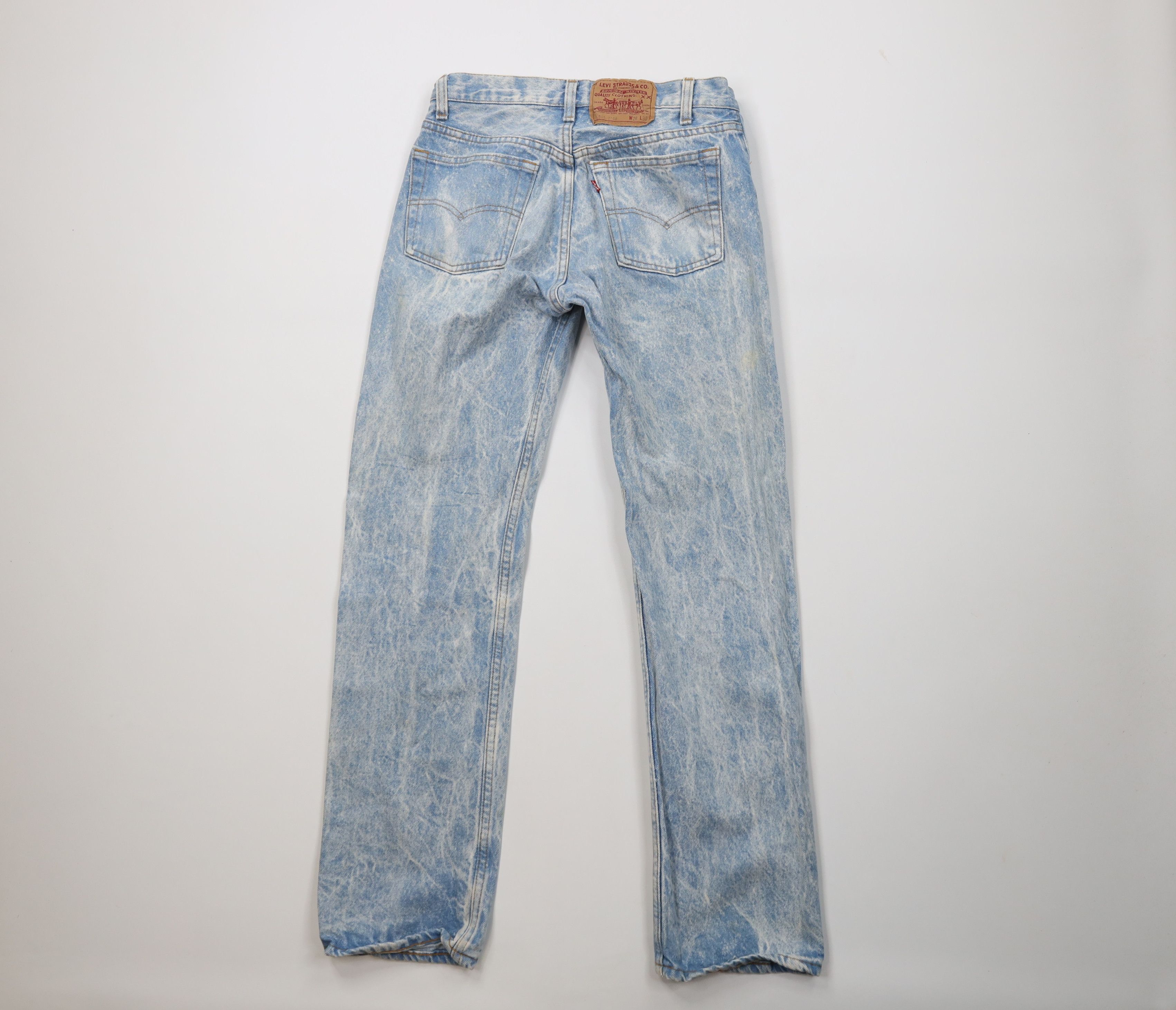 Levi's Vintage 80s Levis 501xx Button Fly Original Jeans Blue USA Size US 28 / EU 44 - 11 Thumbnail