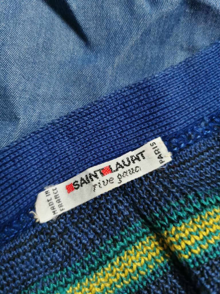 Saint Laurent Paris Saint Laurent Paris vintage knit cardigan Size US M / EU 48-50 / 2 - 5 Thumbnail