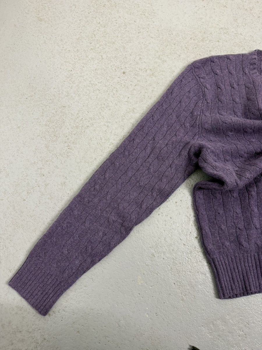 Polo Ralph Lauren Vintage Polo Ralph Lauren Cable Knitted Cashmere Sweater Size US XL / EU 56 / 4 - 10 Thumbnail