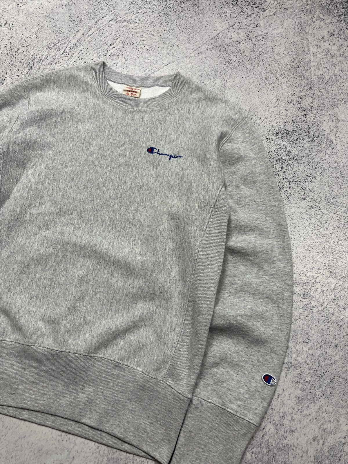 Champion Champion Reverse Weave Gray Sweatshirt Essential Crewneck Size US M / EU 48-50 / 2 - 3 Thumbnail