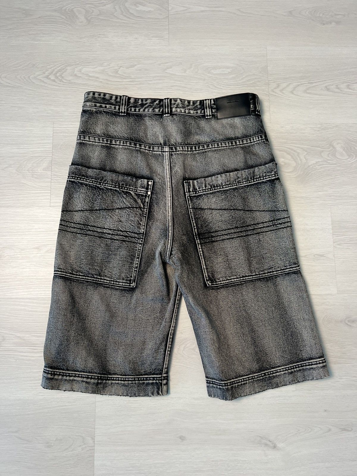 Entire Studios Entire Studios Black Denim Shorts Size US 34 / EU 50 - 4 Thumbnail