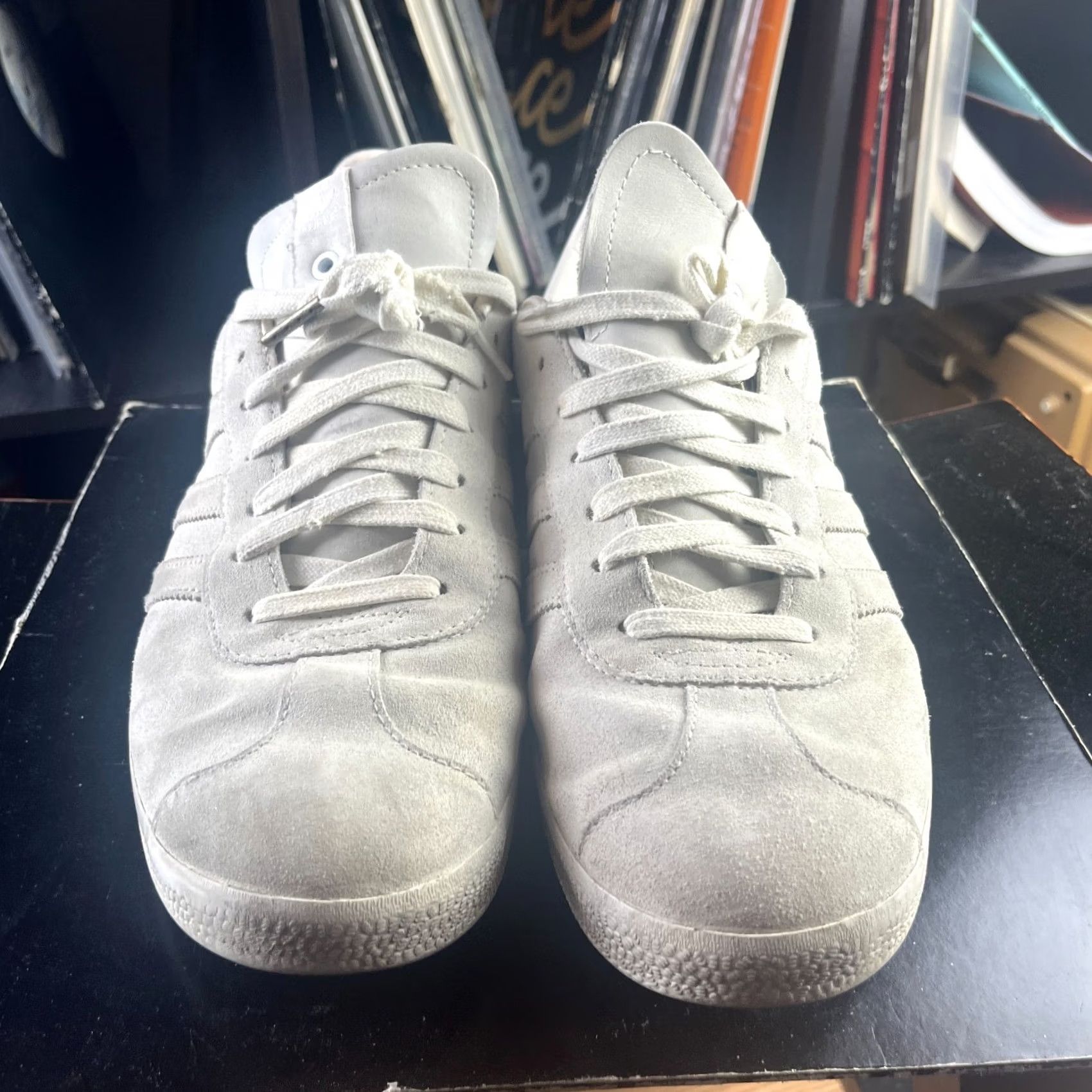 Adidas adidas Gazelle Goretex Chalk White 11.5 Cream Sneakers Shoes Mens Vintage No N/A Size US 12 / EU 45 - 2 Thumbnail