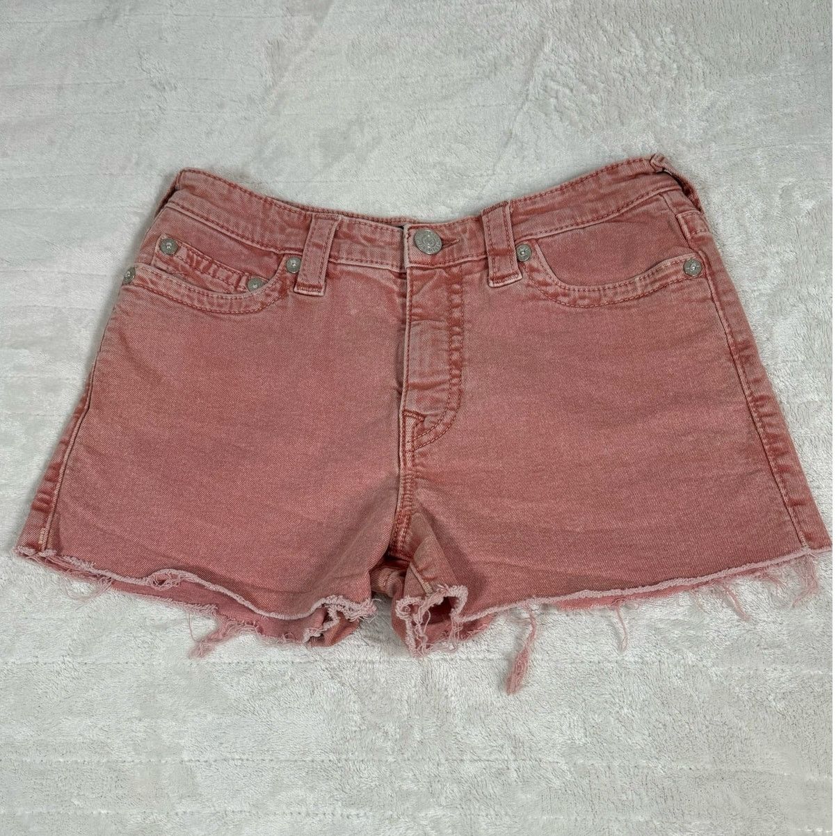 True Religion True Religion Maisie High Rise Denim Shorts Women’s Size 27 Size 27" / US 4 / IT 40 - 1 Thumbnail